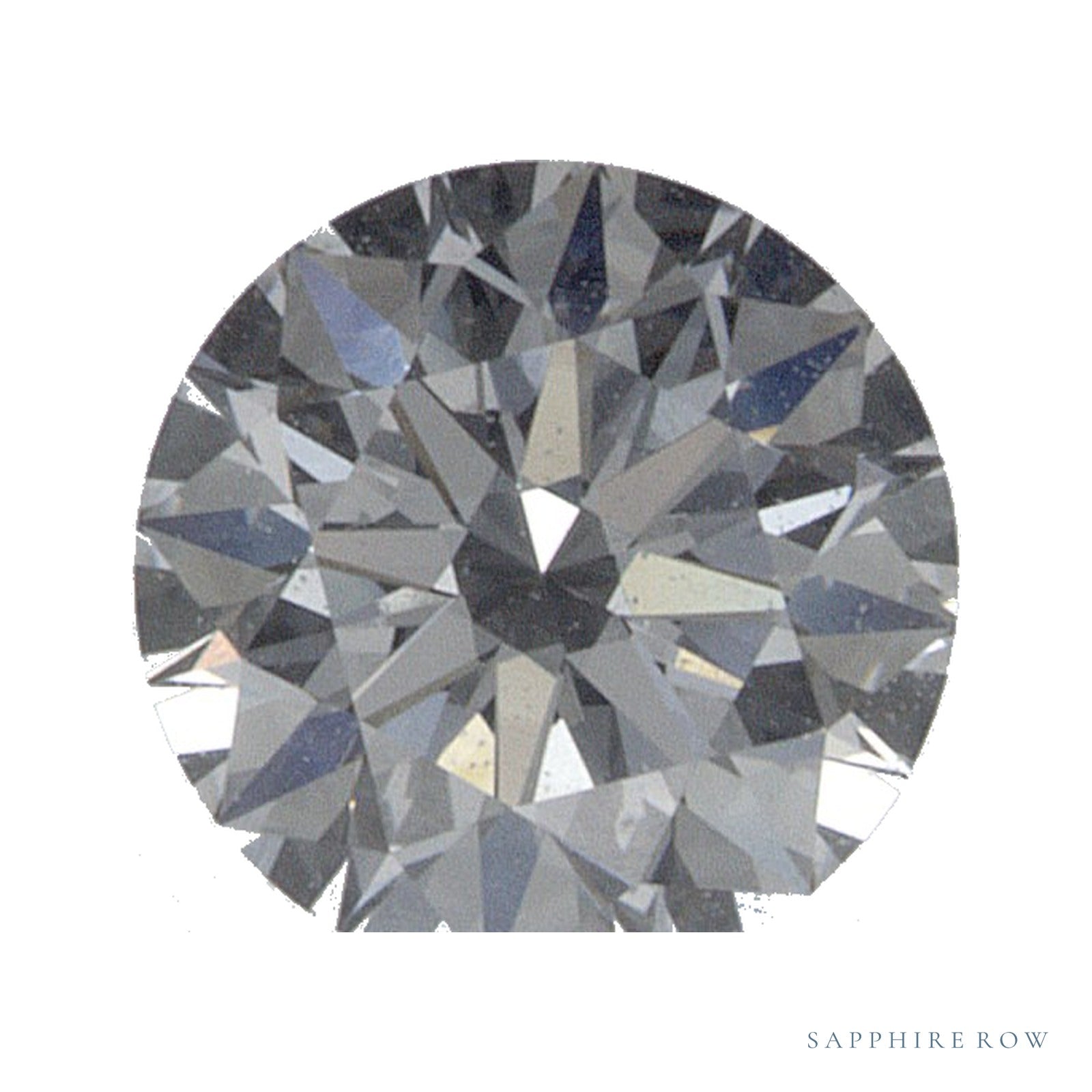 0.53 ct lab-grown diamond, round cut | Sapphire Row · cut4