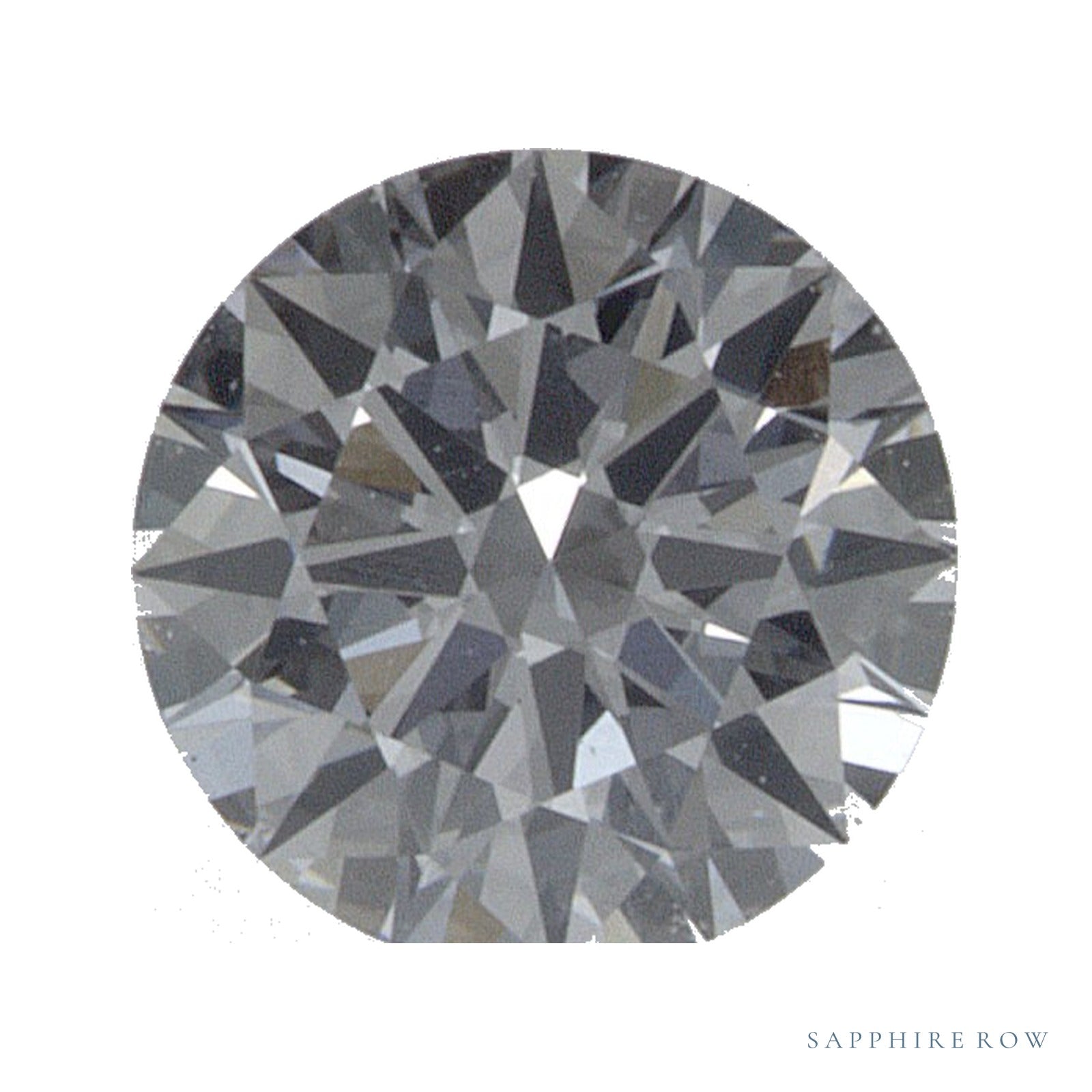 0.53 ct lab-grown diamond, round cut | Sapphire Row · cut4