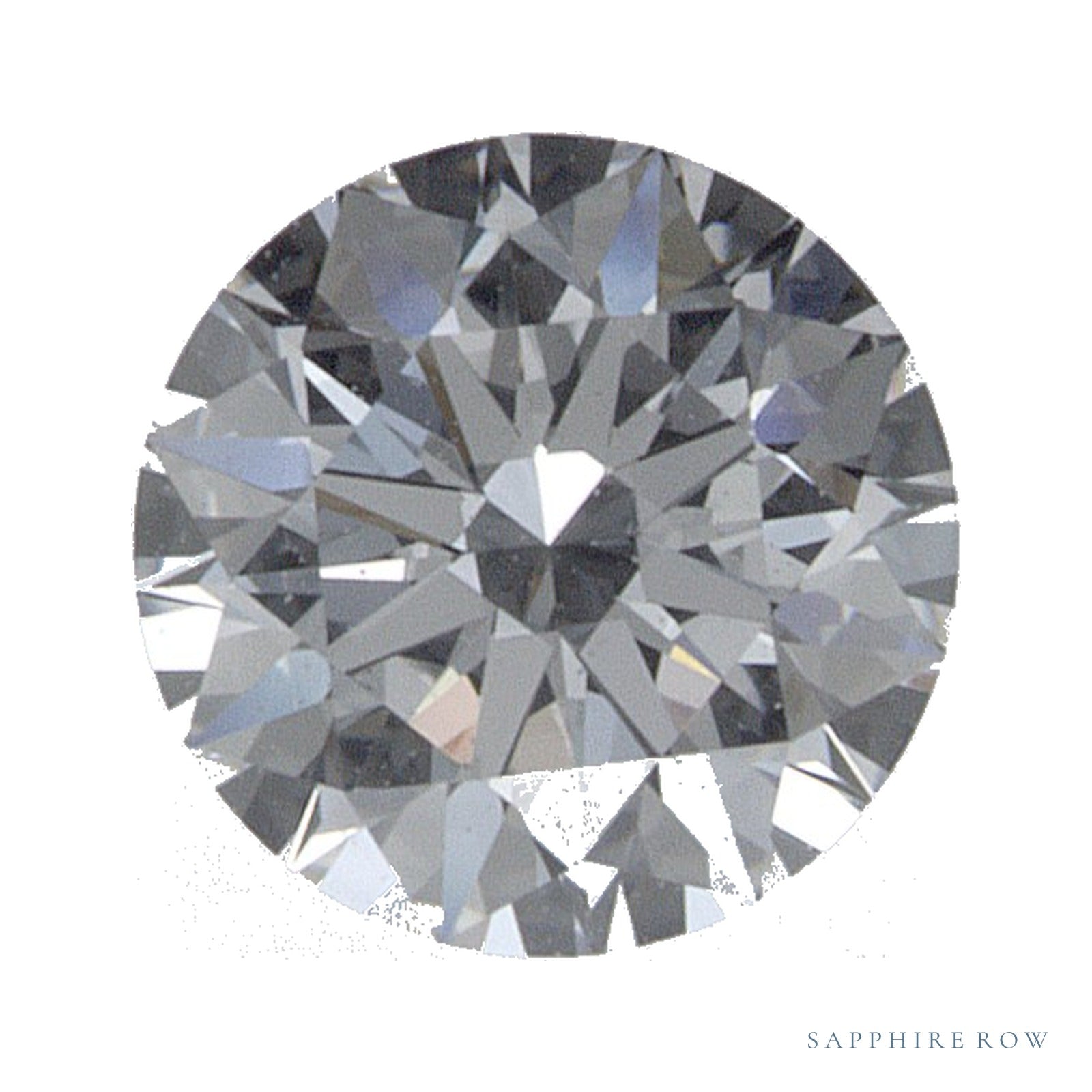 0.53 ct lab-grown diamond, round cut | Sapphire Row · cut4