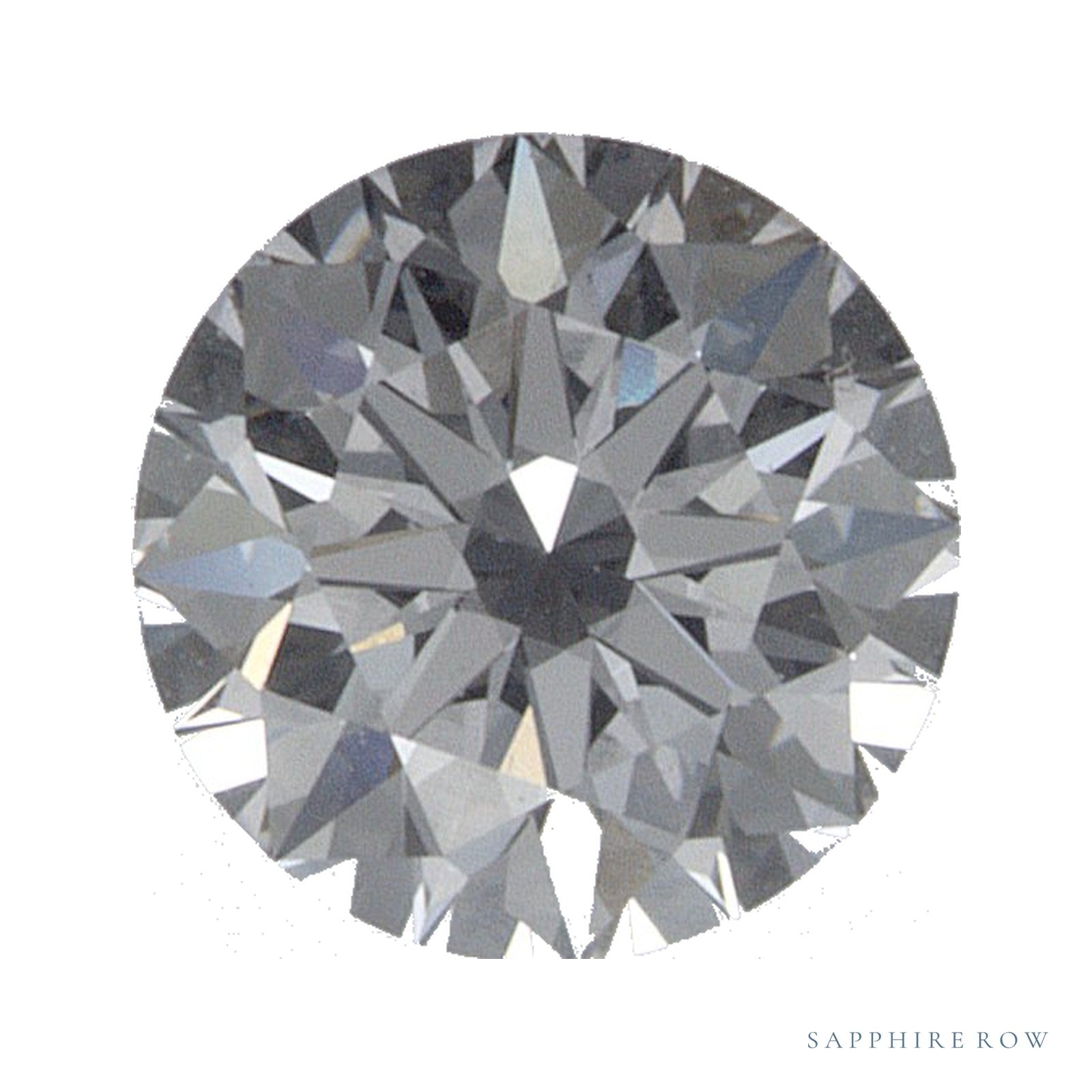 0.53 ct lab-grown diamond, round cut | Sapphire Row · cut4