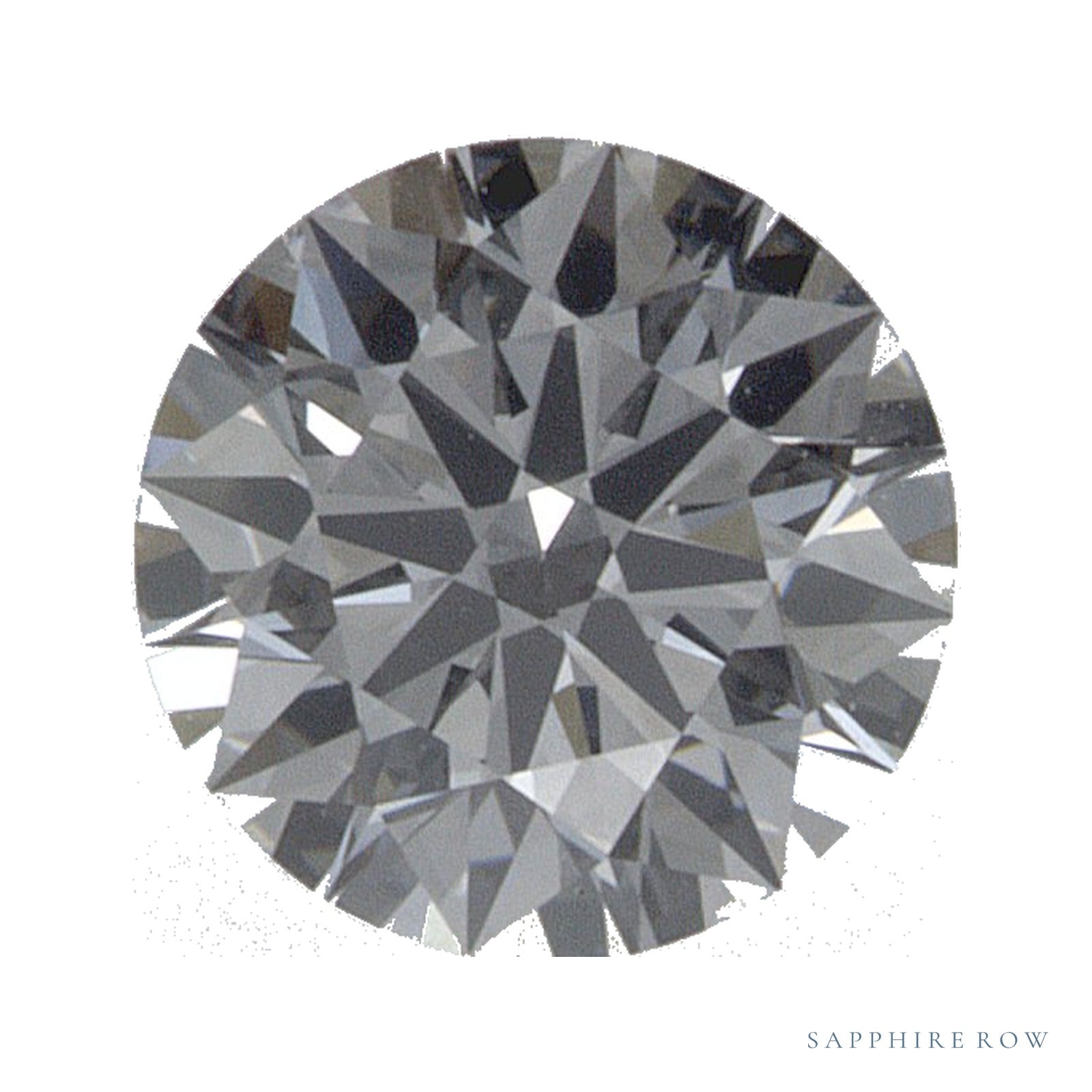 0.53 ct Round Lab-Grown Diamond – D VVS1 — Sapphire Row · cut · cut3 · cut4