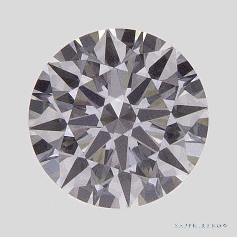 0.53 ct lab-grown diamond, round cut | Sapphire Row · cut5