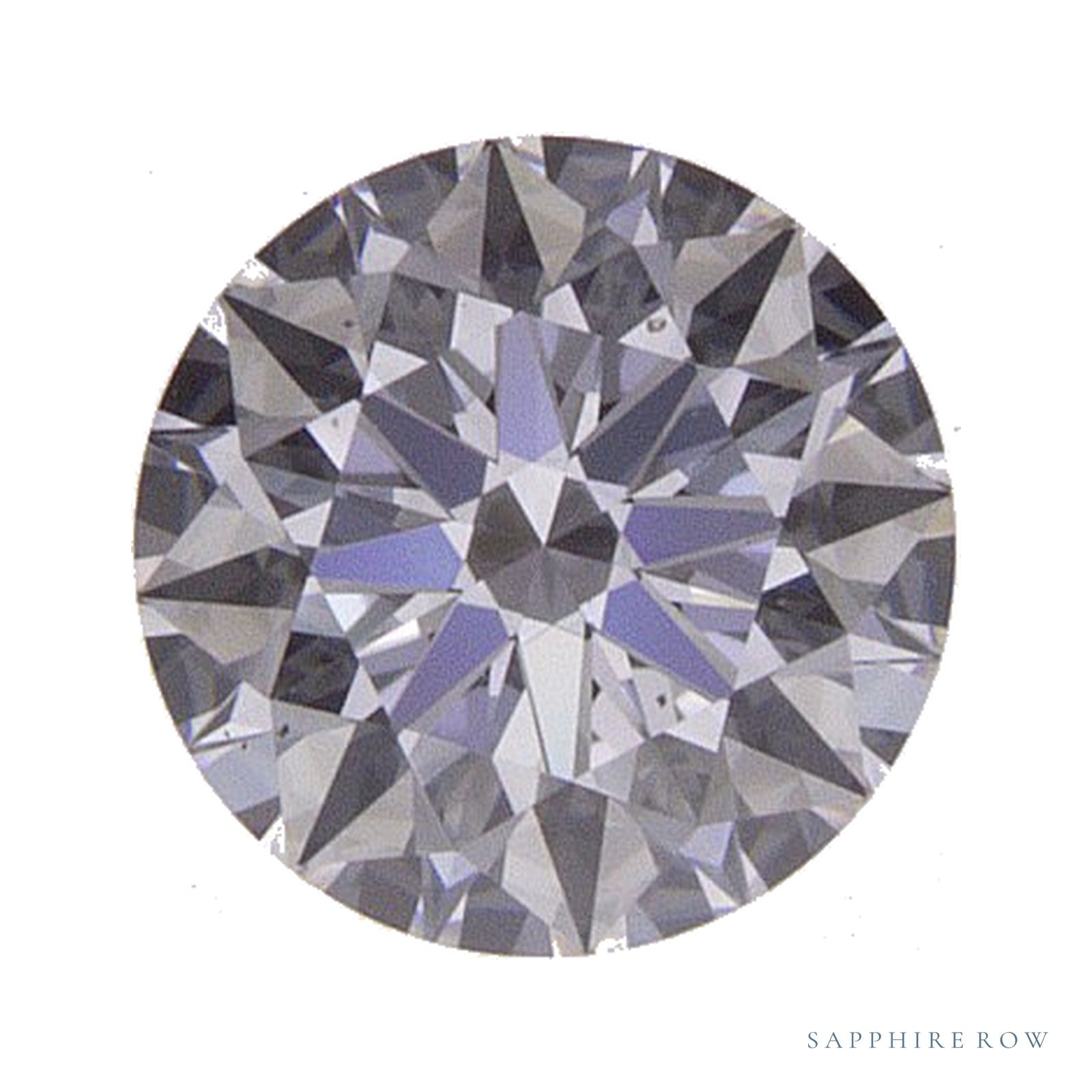 0.53 ct Round Lab-Grown Diamond – D VVS1 — Sapphire Row · cut · cut3 · cut4