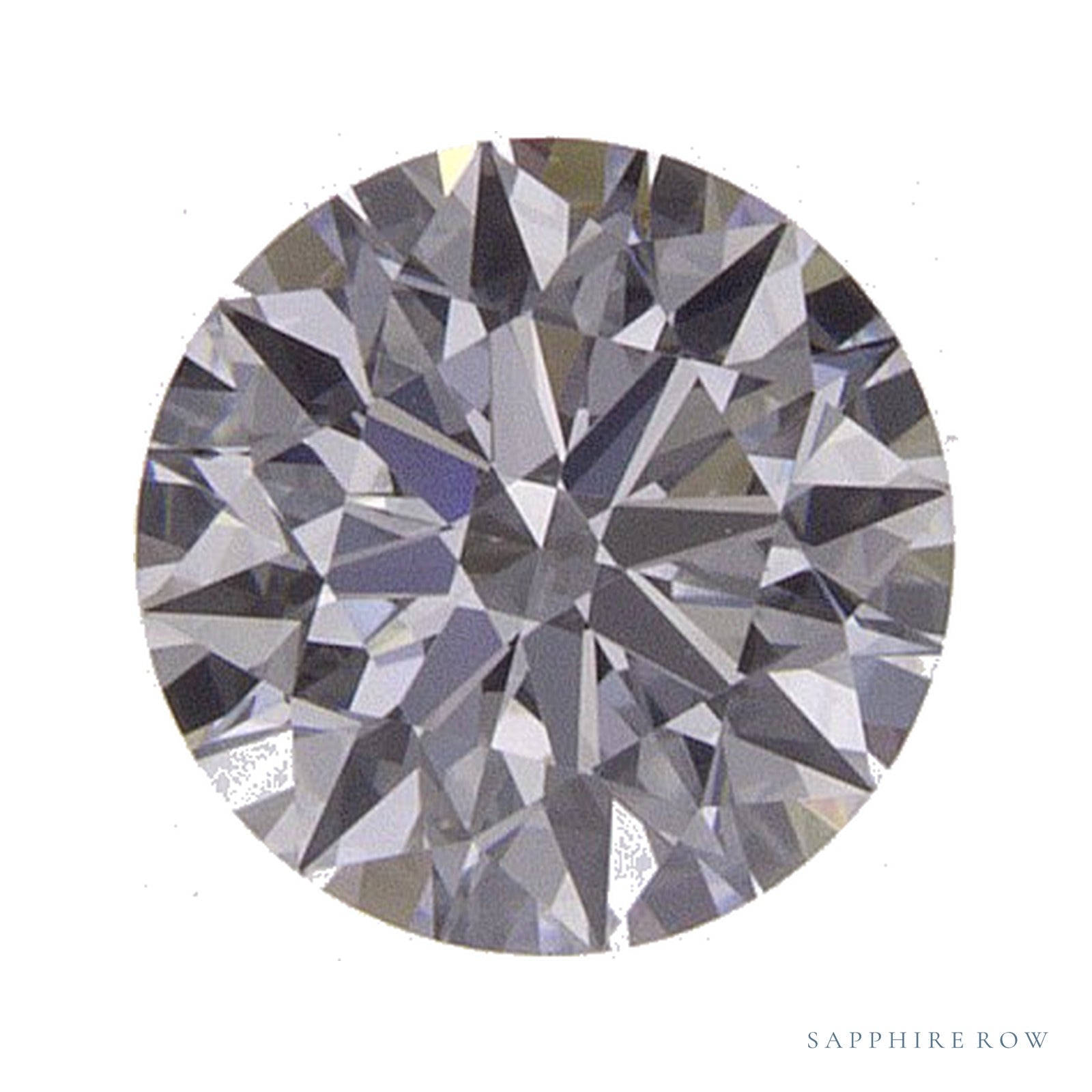 0.53 ct Round Lab-Grown Diamond – D VVS1 — Sapphire Row · cut · cut3 · cut4