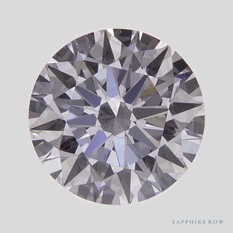 0.53 ct lab-grown diamond, round cut | Sapphire Row · cut5