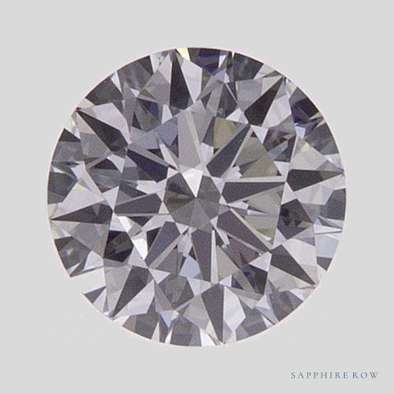 0.53 ct lab-grown diamond, round cut | Sapphire Row · cut5