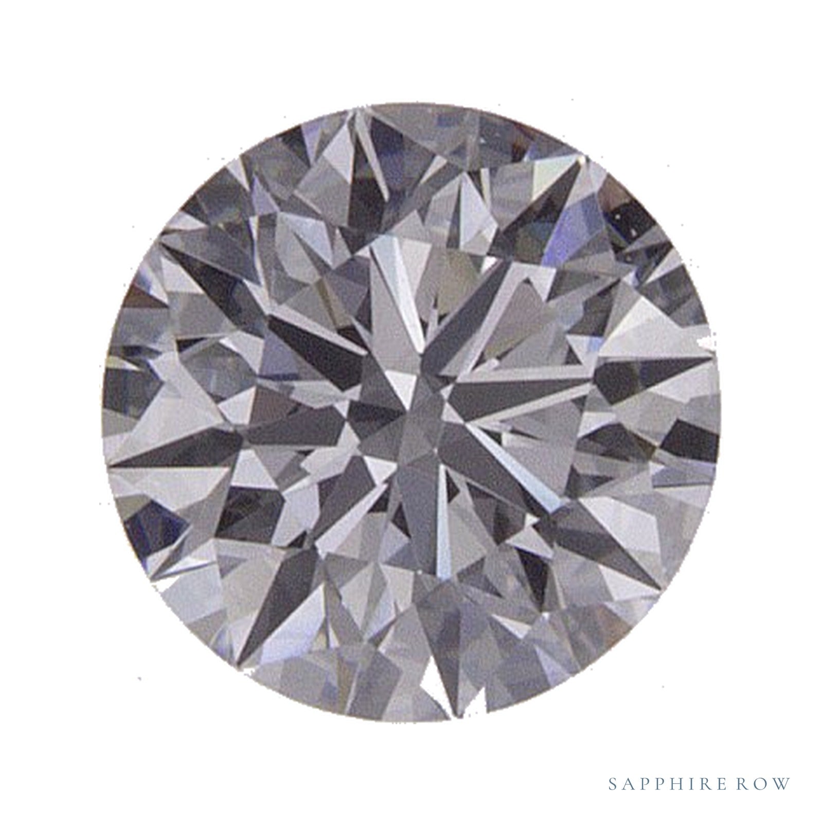 0.53 ct Round Lab-Grown Diamond – D VVS1 — Sapphire Row · cut · cut3 · cut4