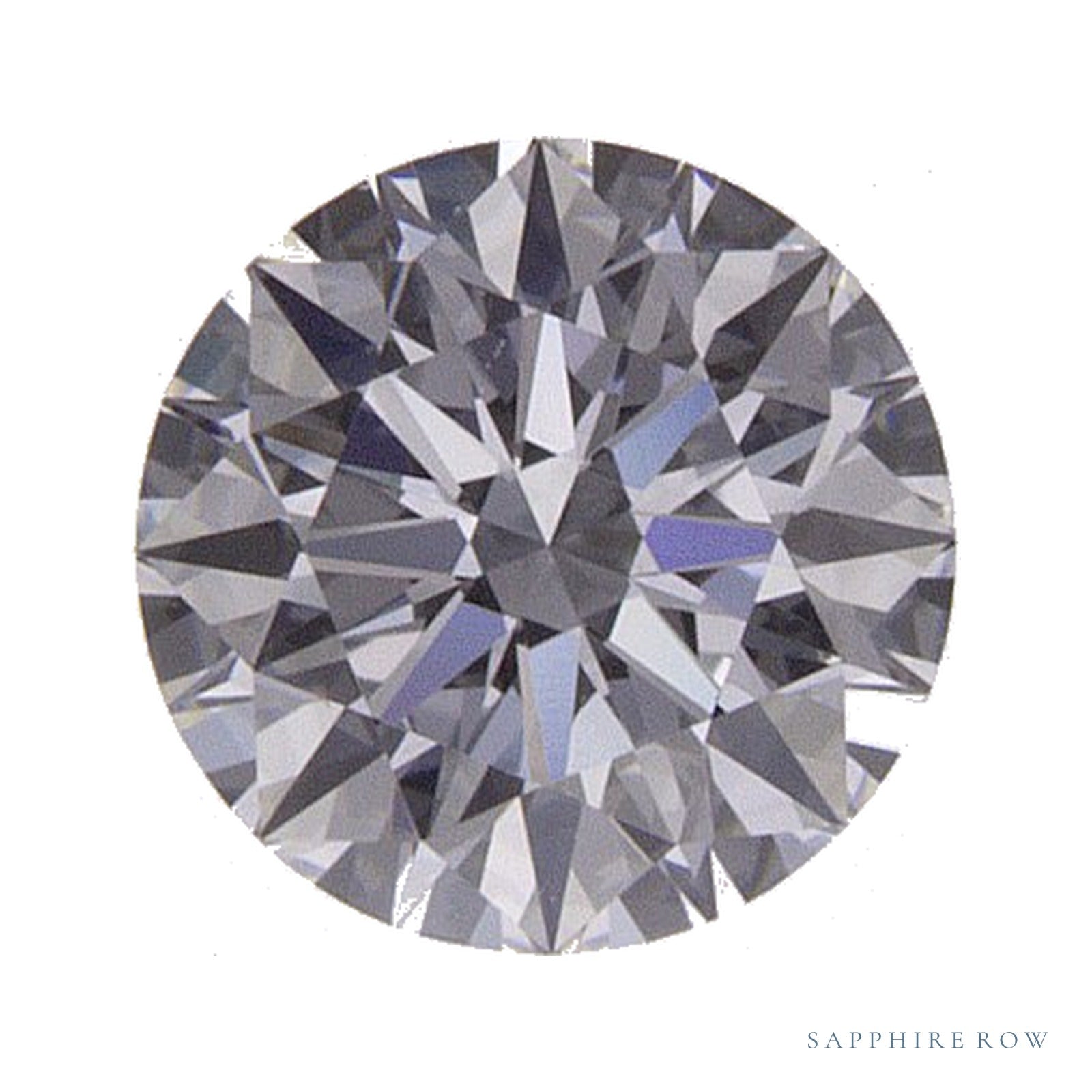 0.53 ct Round Lab-Grown Diamond – D VVS1 — Sapphire Row · cut · cut3 · cut4
