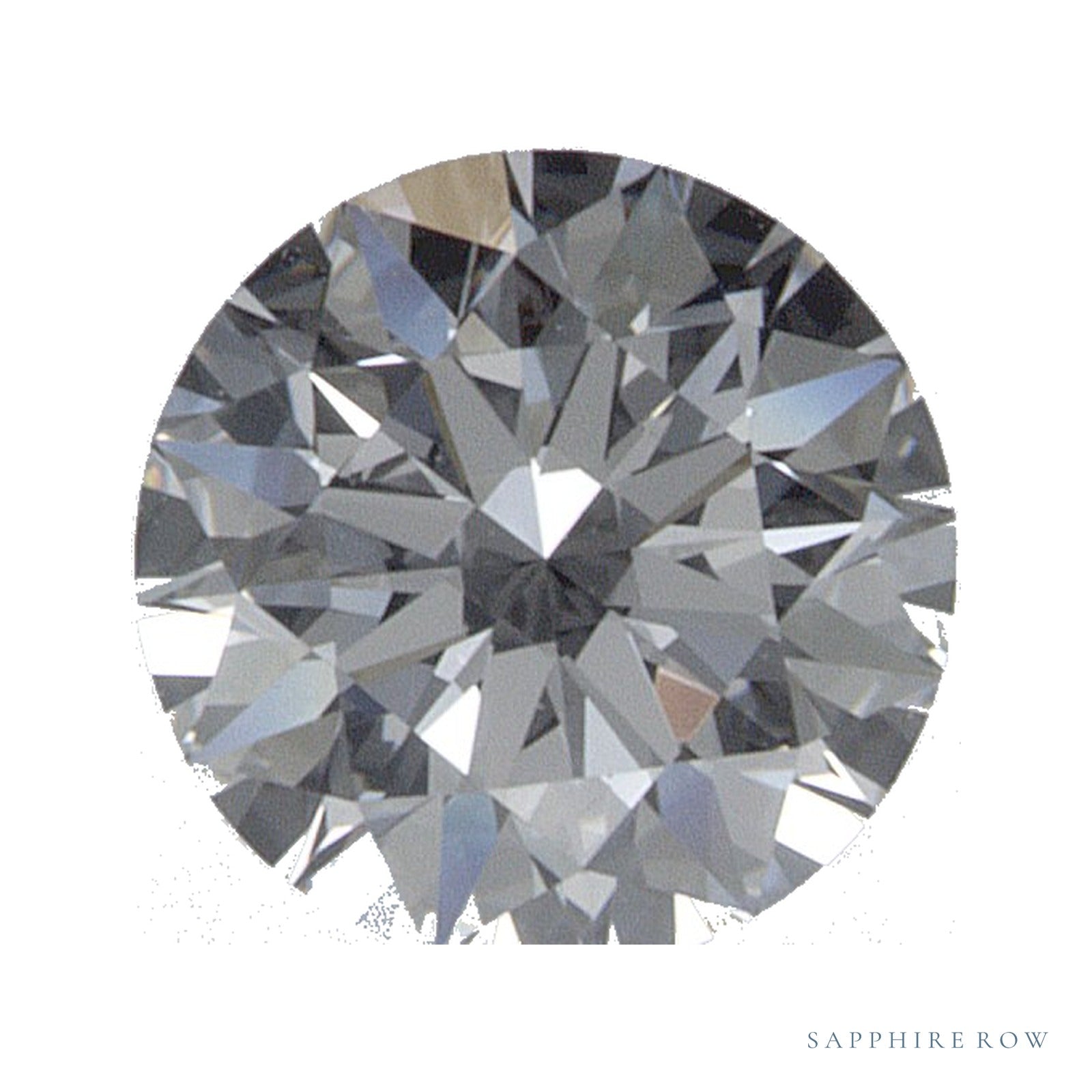 0.53 ct lab-grown diamond, round cut | Sapphire Row · cut4