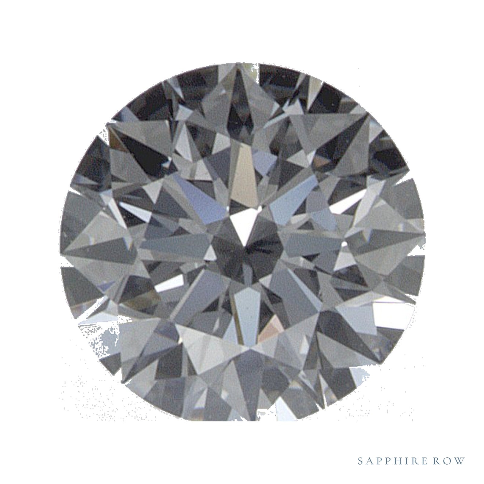 0.53 ct lab-grown diamond, round cut | Sapphire Row · cut4