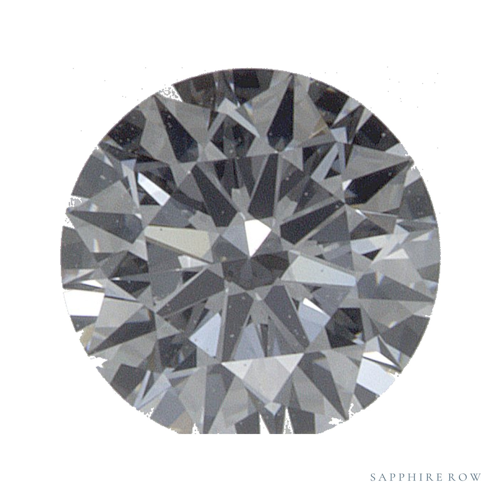 0.53 ct lab-grown diamond, round cut | Sapphire Row · cut4