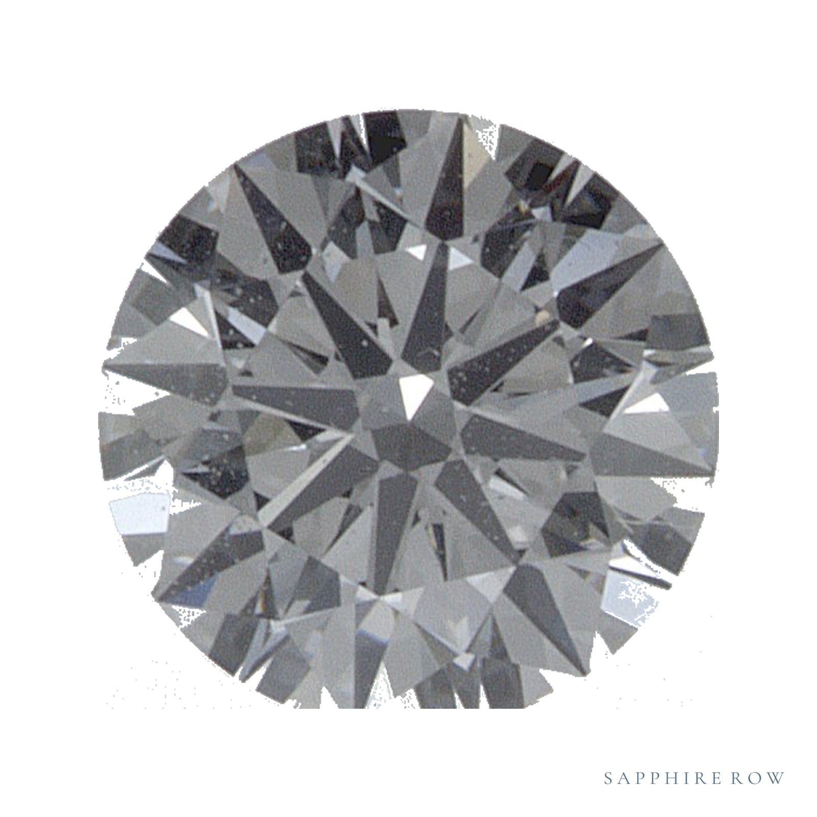 0.53 ct lab-grown diamond, round cut | Sapphire Row · cut4
