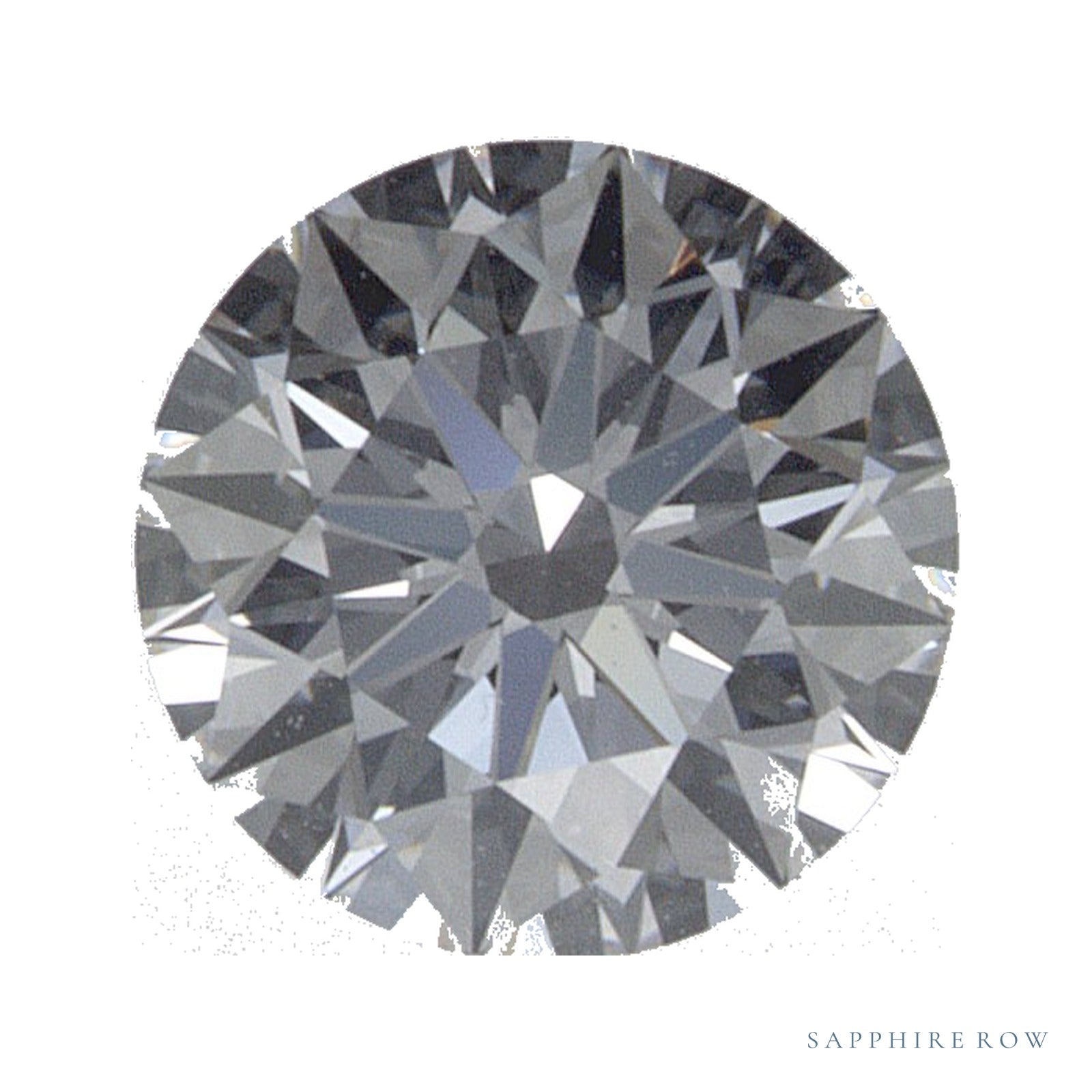 0.53 ct lab-grown diamond, round cut | Sapphire Row · cut4