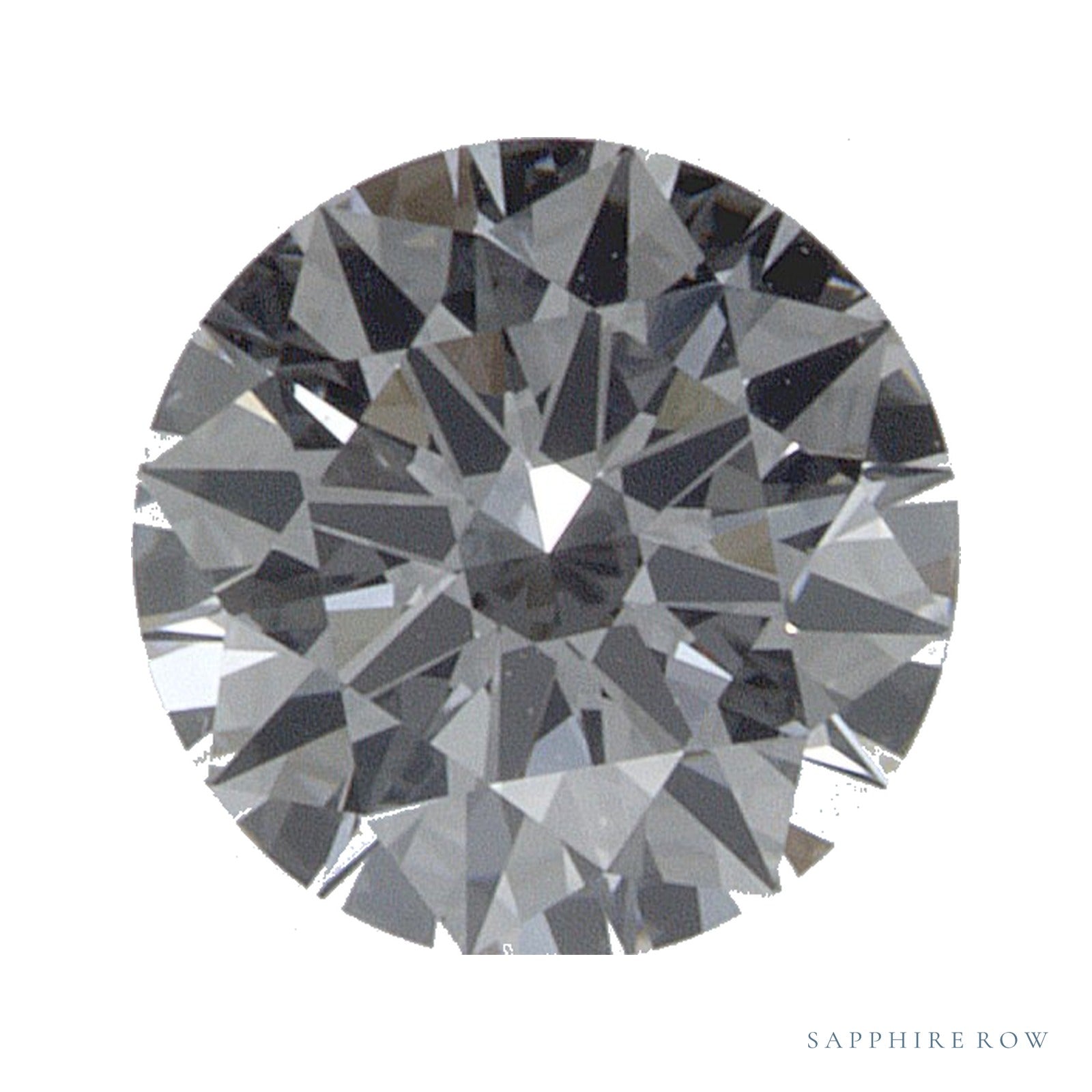 0.53 ct Round Lab-Grown Diamond – D VVS1 — Sapphire Row · cut · cut3 · cut4