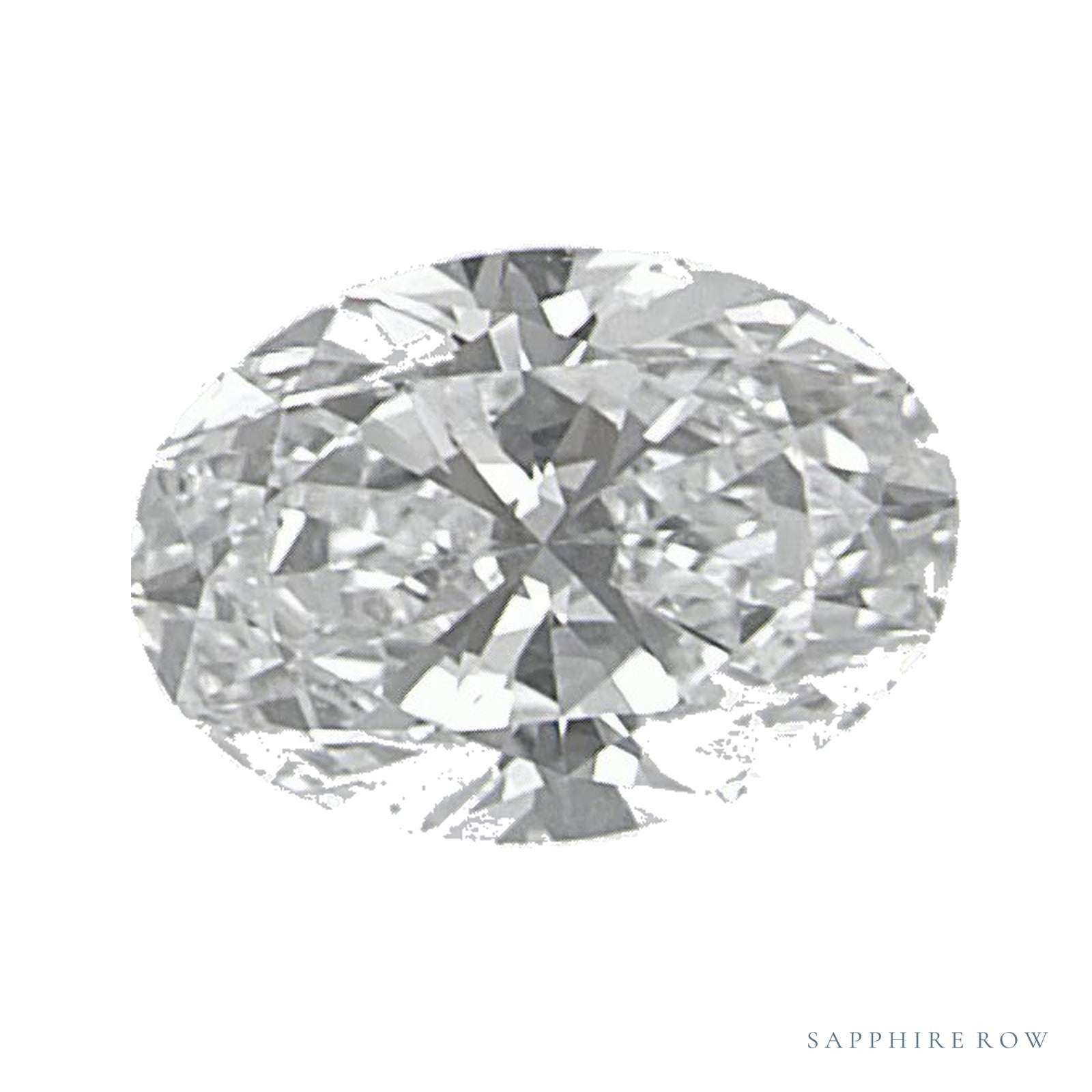 0.52 ct Oval Natural Diamond – F VS2 — Sapphire Row · cut · cut3 · cut4