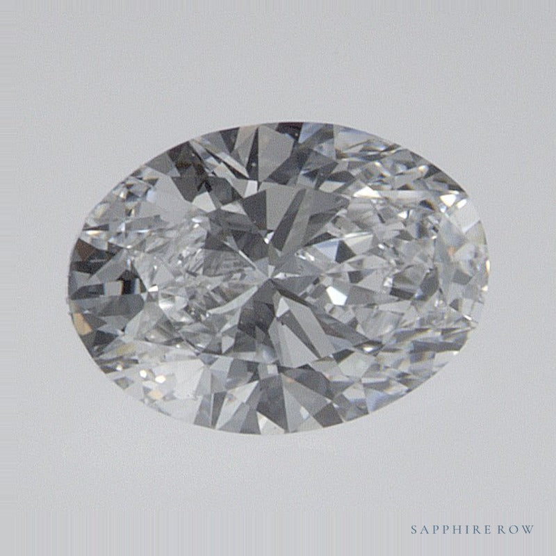 0.52 ct lab-grown diamond, oval cut | Sapphire Row · cut7