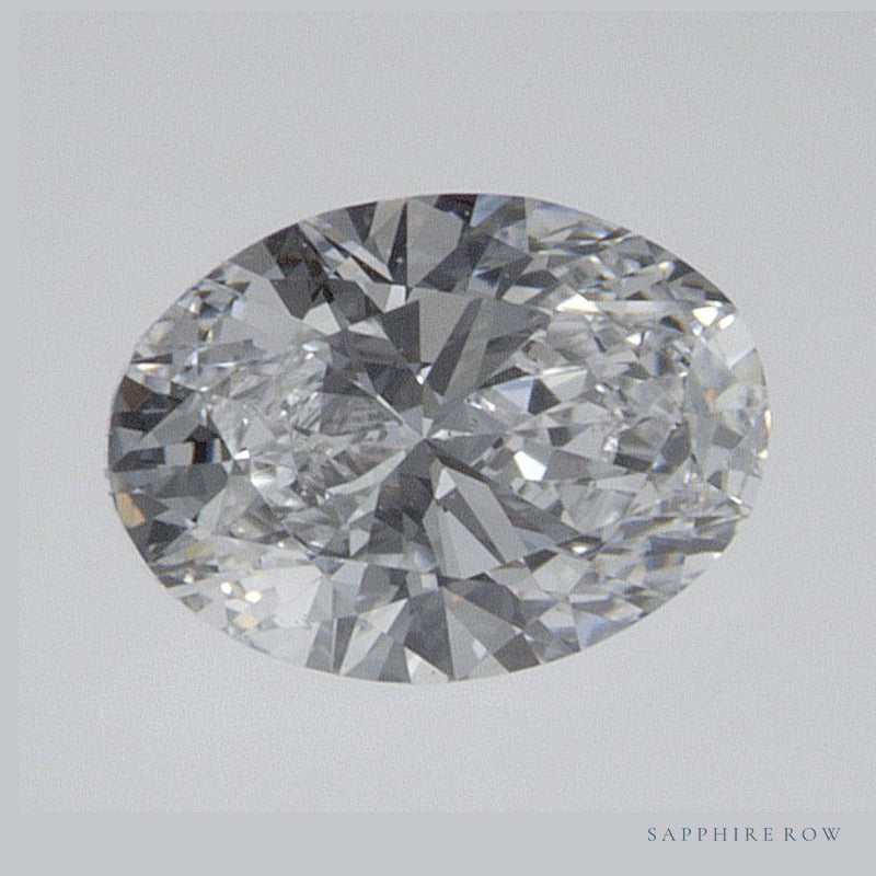 0.52 ct lab-grown diamond, oval cut | Sapphire Row · cut6