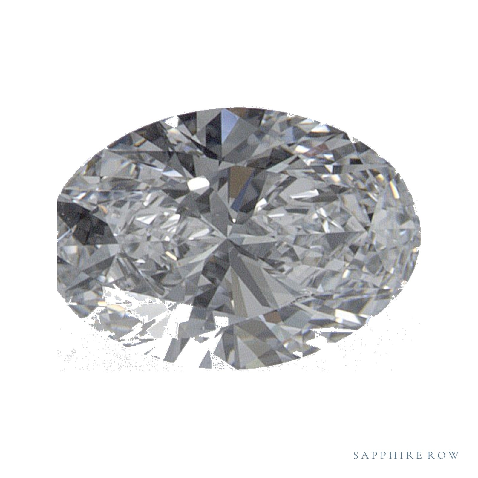 0.52 ct Oval Lab-Grown Diamond – D VS1 — Sapphire Row · cut · cut3 · cut4