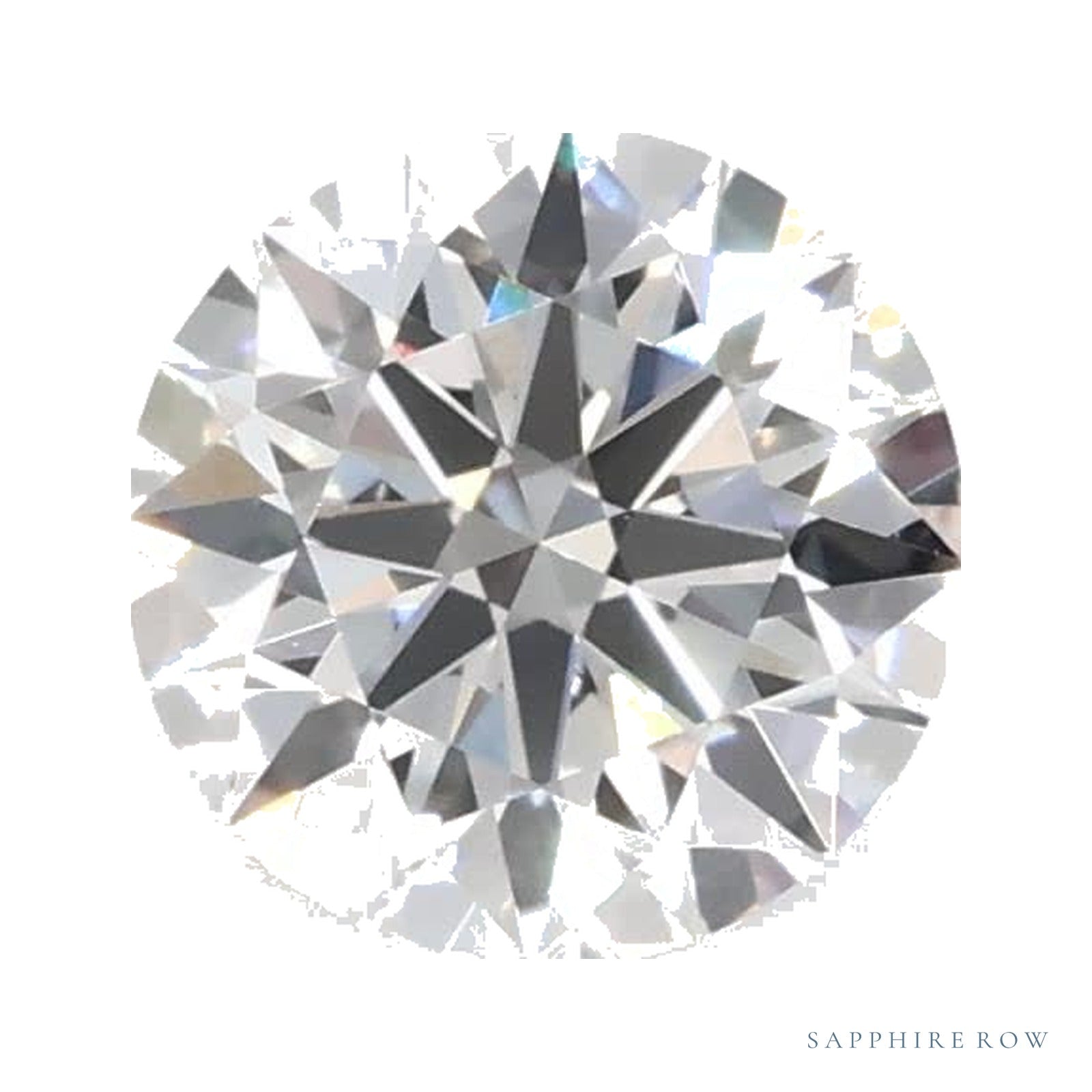 0.52 ct lab-grown diamond, round cut | Sapphire Row · cut4