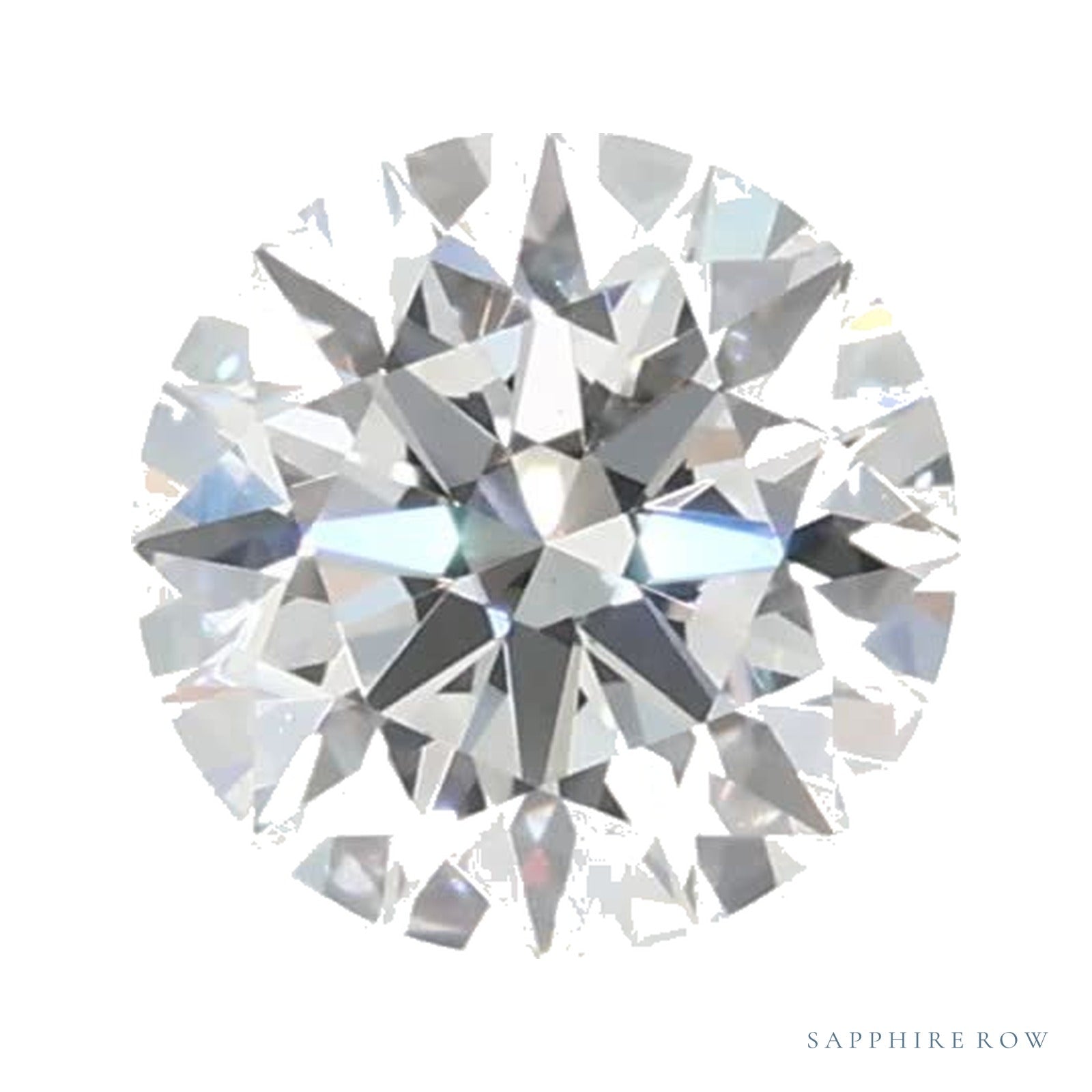 0.52 ct Round Lab-Grown Diamond – E VVS2 — Sapphire Row · cut · cut3 · cut4