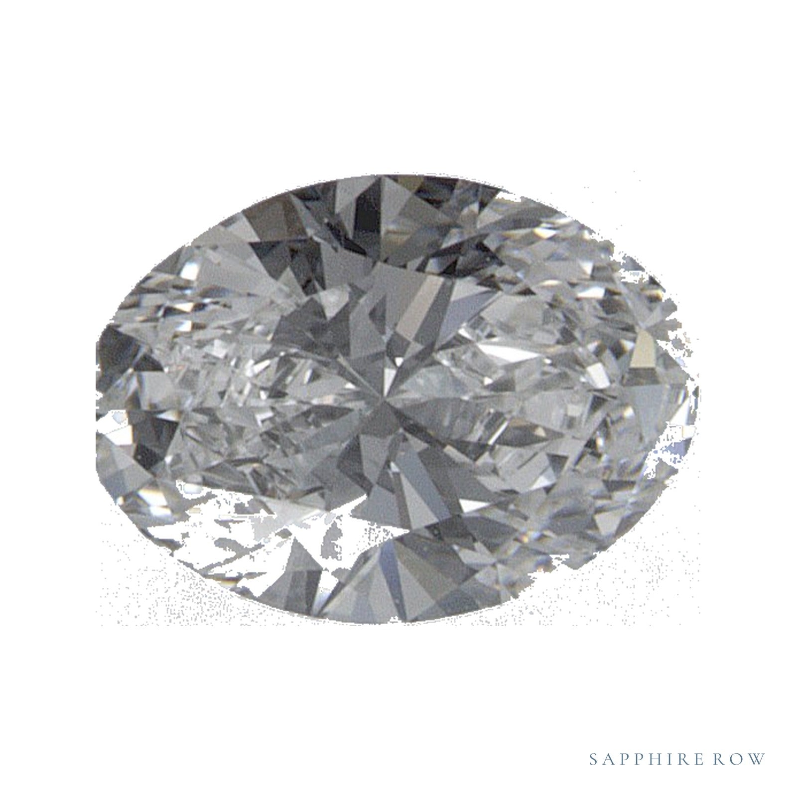 0.52 ct Oval Lab-Grown Diamond – D VVS1 — Sapphire Row · cut · cut3 · cut4
