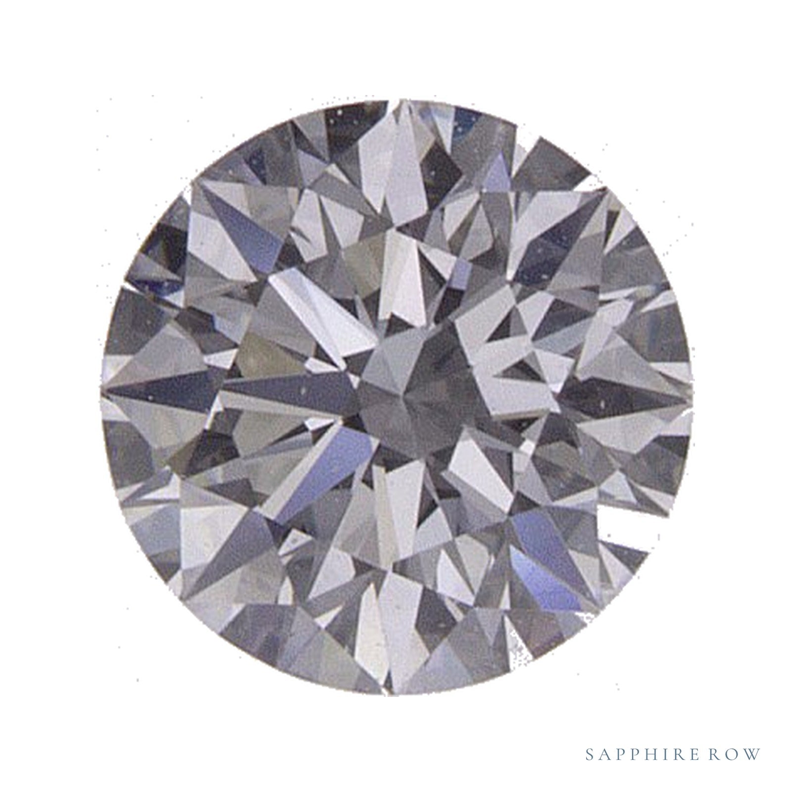 0.52 ct lab-grown diamond, round cut | Sapphire Row · cut4