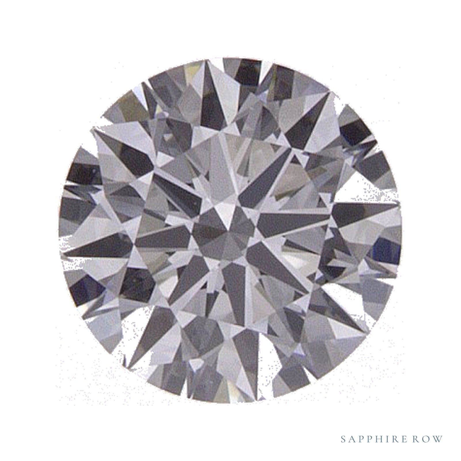 0.52 ct Round Lab-Grown Diamond – D VVS1 — Sapphire Row · cut · cut3 · cut4