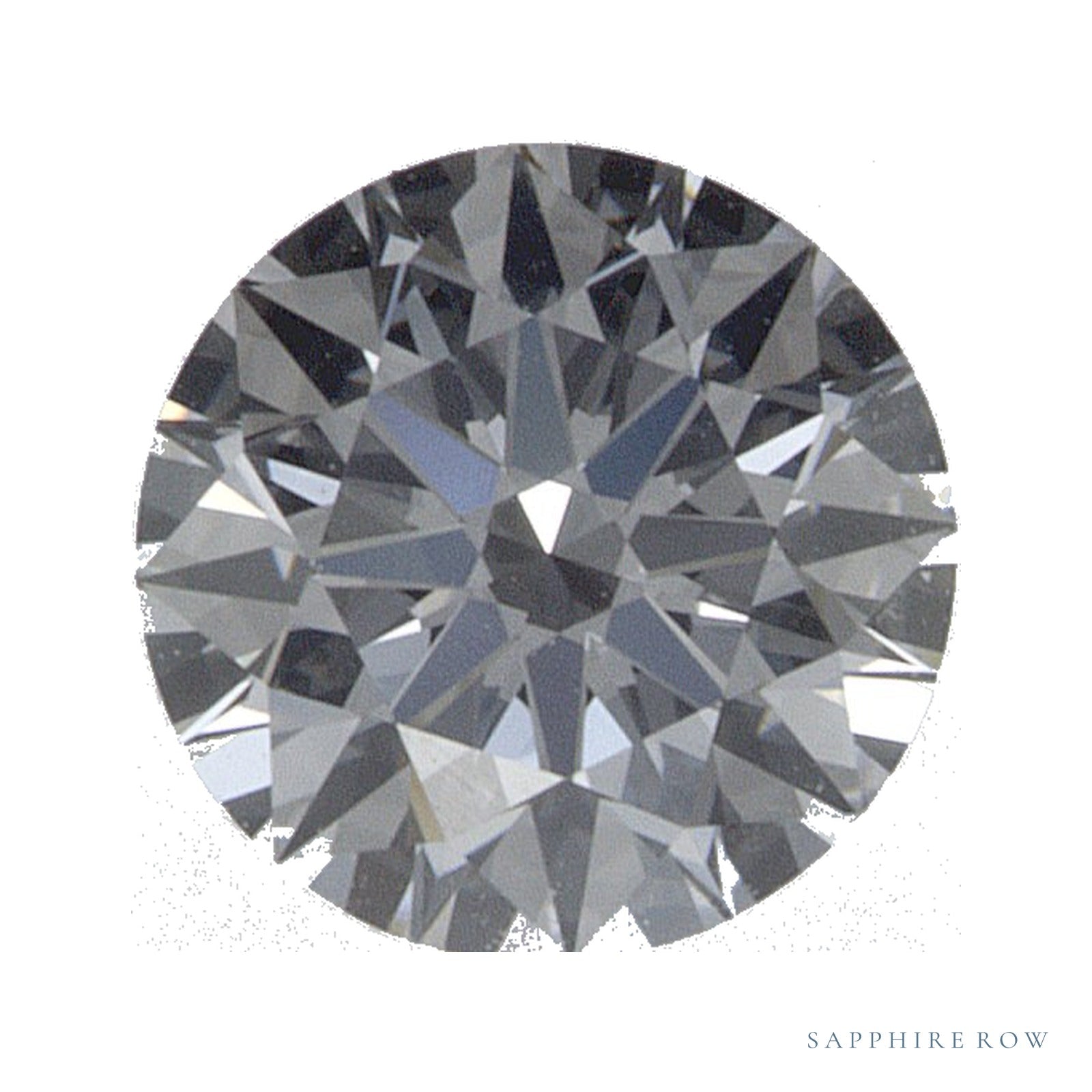 0.52 ct lab-grown diamond, round cut | Sapphire Row · cut4
