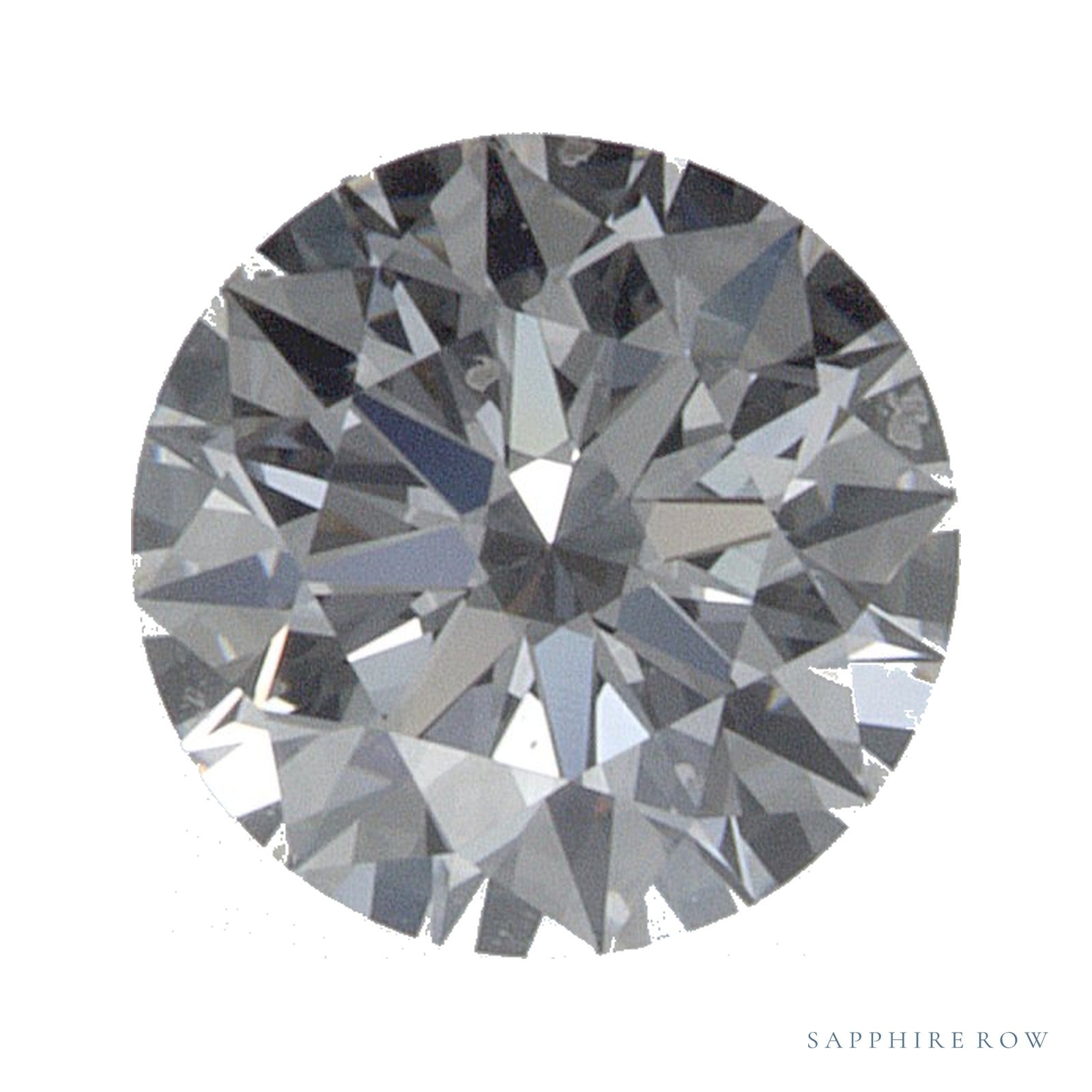 0.52 ct lab-grown diamond, round cut | Sapphire Row · cut4