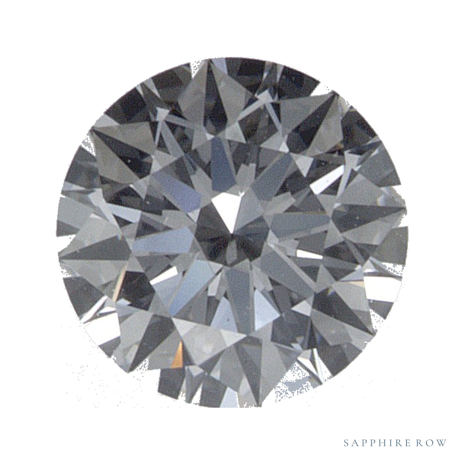 0.52 ct lab-grown diamond, round cut | Sapphire Row · cut4