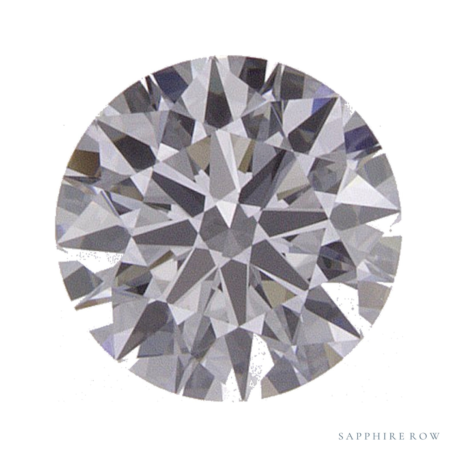 0.52 ct Round Lab-Grown Diamond – D VVS1 — Sapphire Row · cut · cut3 · cut4