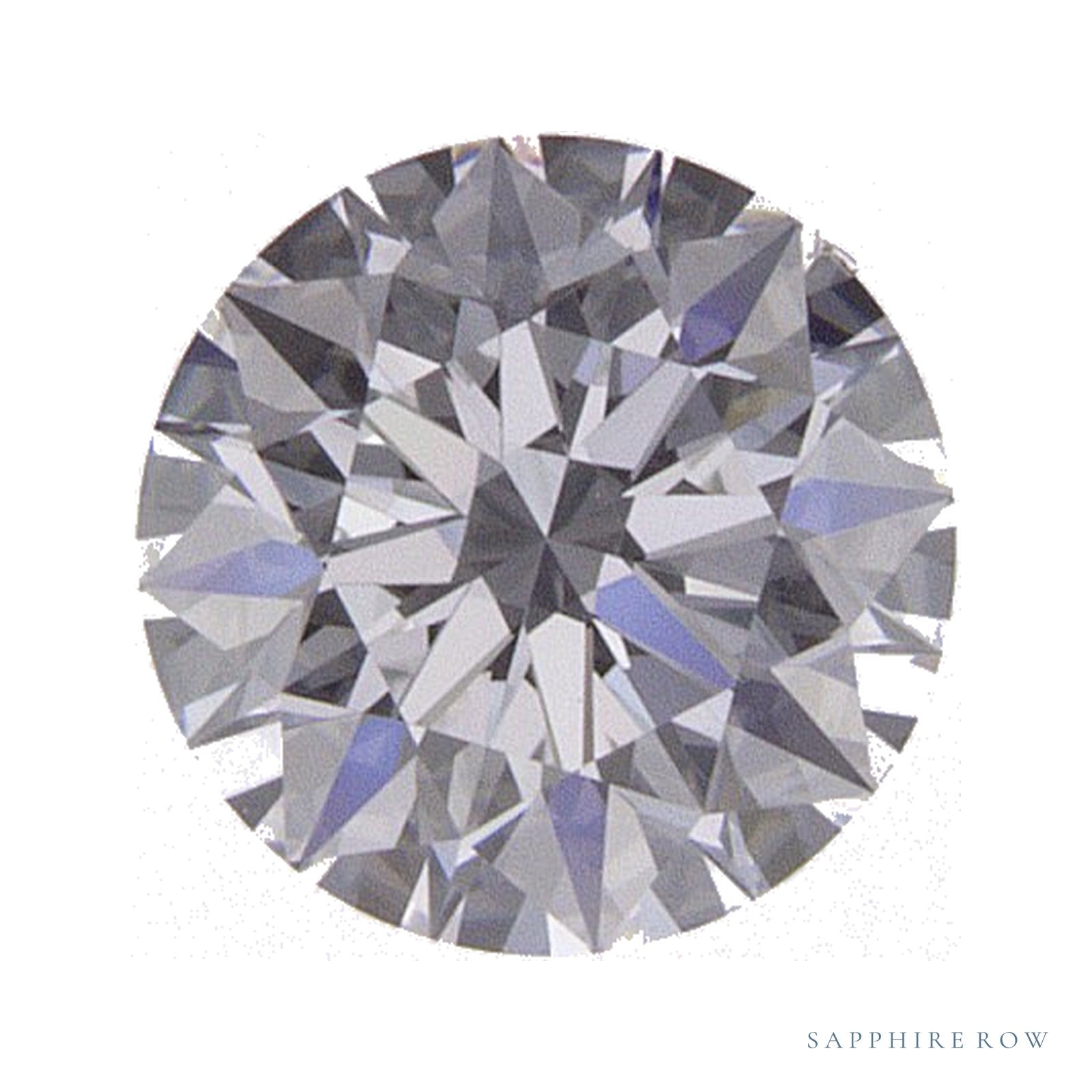0.52 ct Round Lab-Grown Diamond – D VVS1 — Sapphire Row · cut · cut3 · cut4
