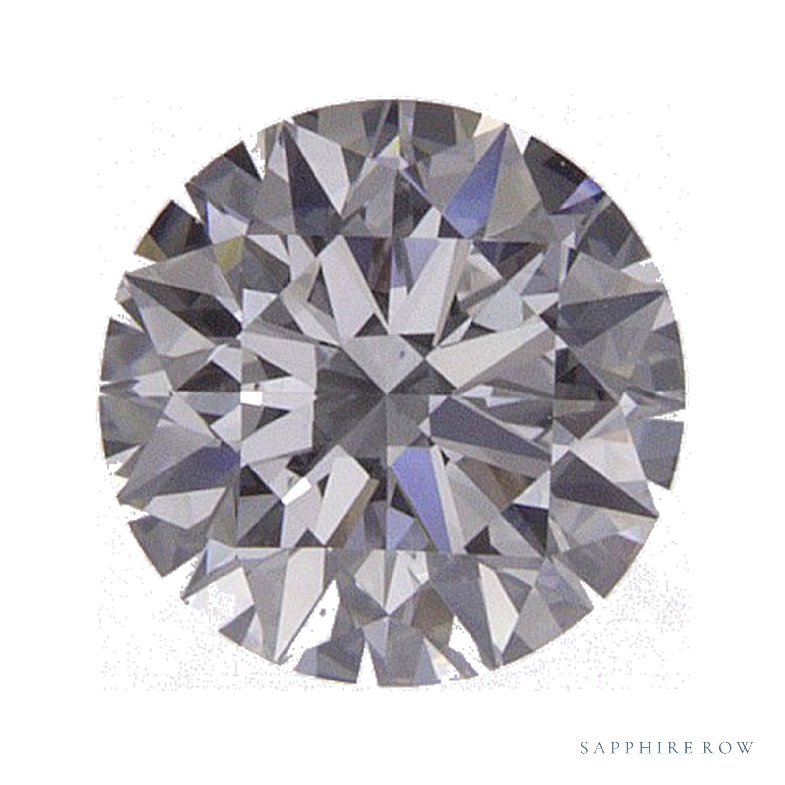 0.51 ct natural diamond, round cut | Sapphire Row · cut4