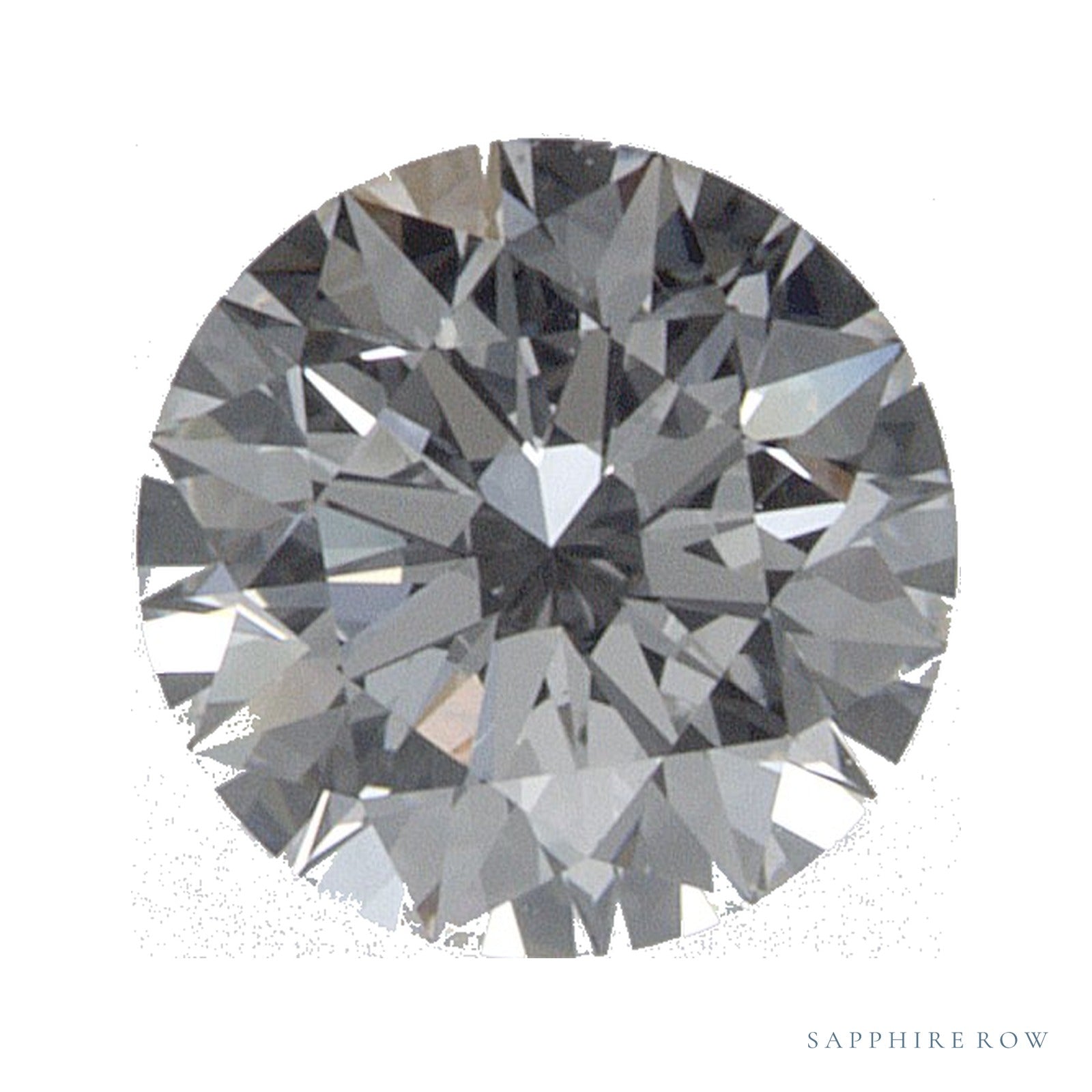 0.51 ct Round Natural Diamond – F VS2 — Sapphire Row · cut · cut3 · cut4