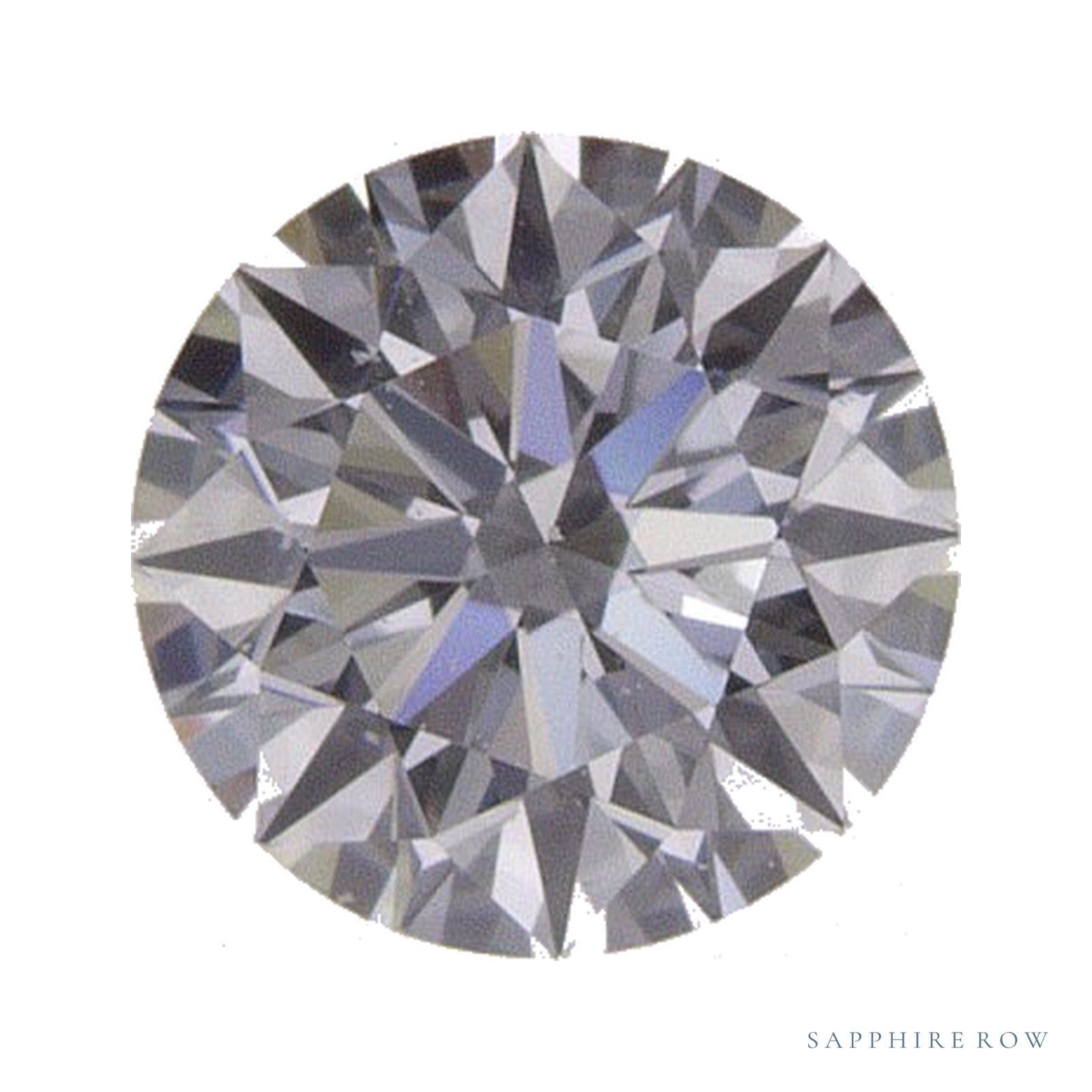 0.51 ct natural diamond, round cut | Sapphire Row · cut4