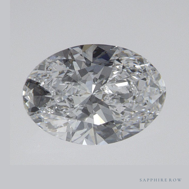 0.51 ct lab-grown diamond, oval cut | Sapphire Row · cut6