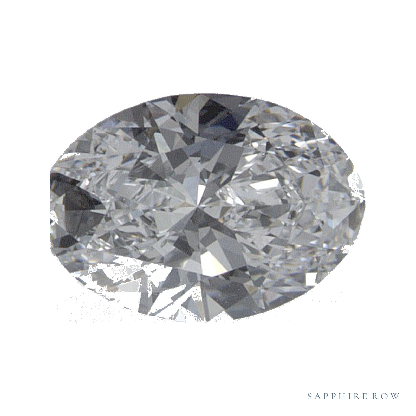 0.51 ct Oval Lab-Grown Diamond – D VS1 — Sapphire Row · cut · cut3 · cut4