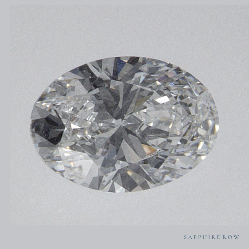 0.51 ct lab-grown diamond, oval cut | Sapphire Row · cut6