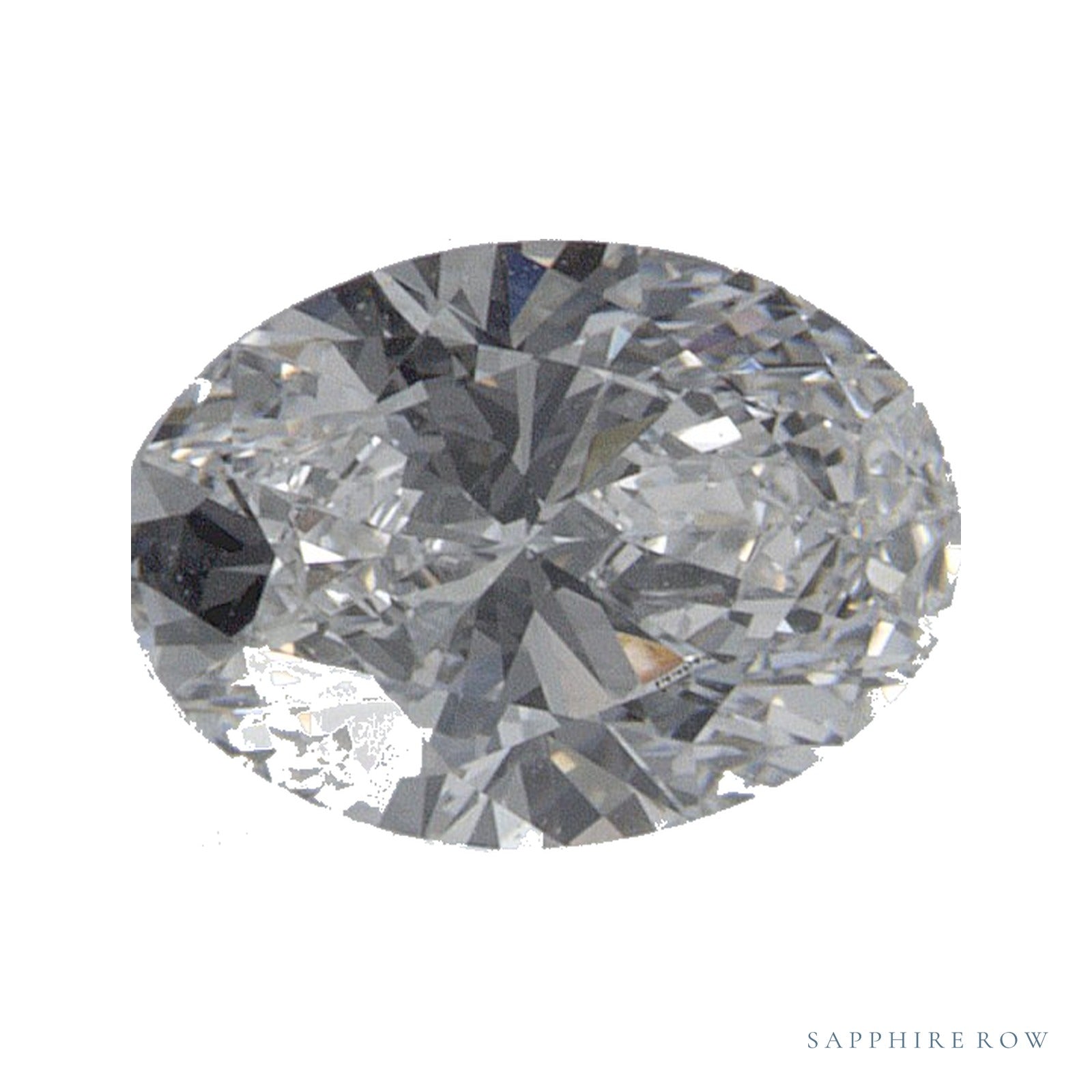 0.51 ct lab-grown diamond, oval cut | Sapphire Row · cut4