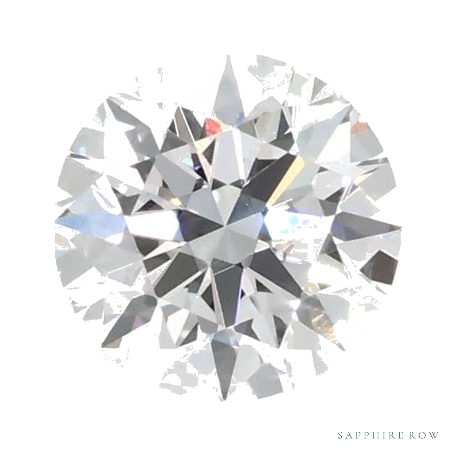 0.51 ct lab-grown diamond, round cut | Sapphire Row · cut4