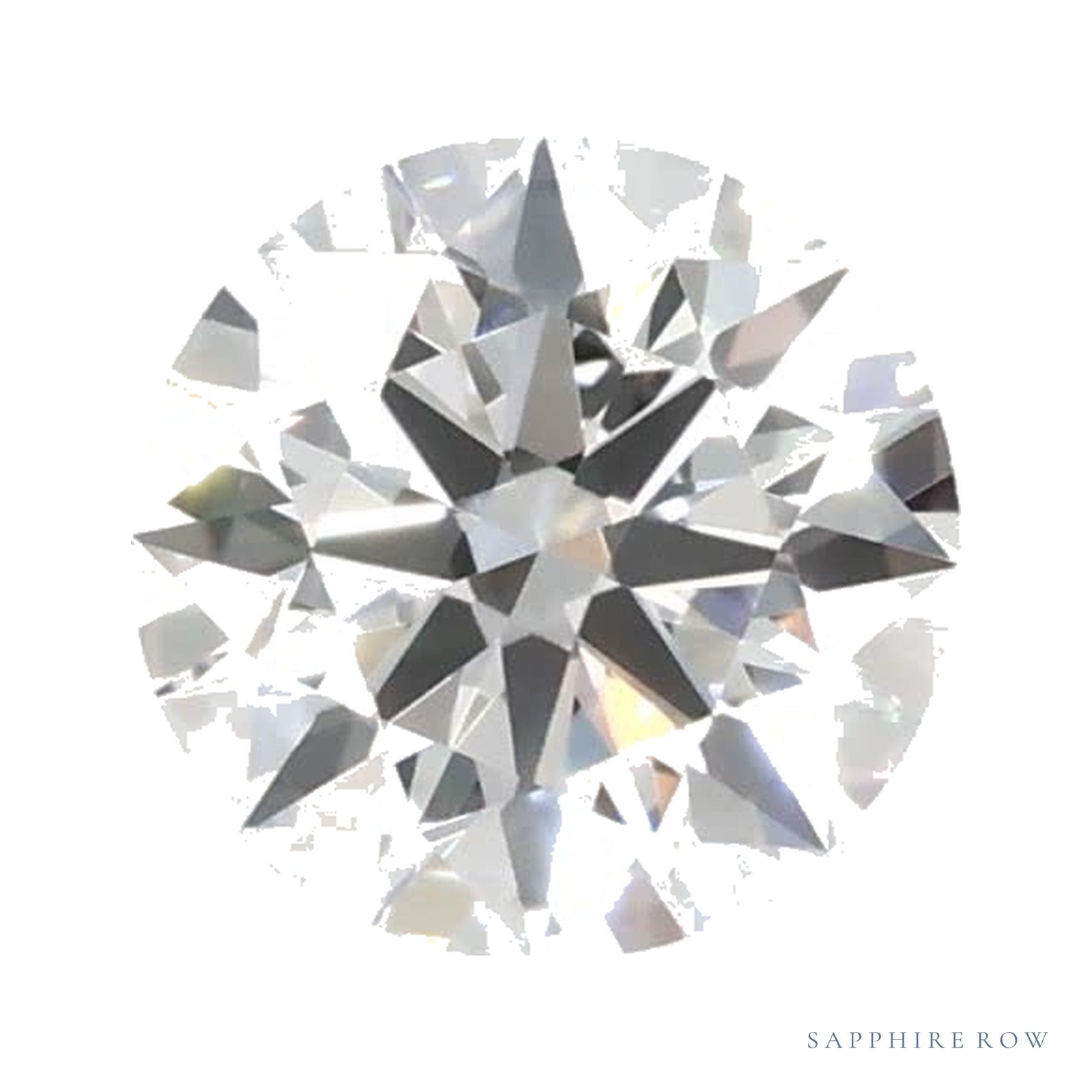 0.51 ct Round Lab-Grown Diamond – E VVS2 — Sapphire Row · cut3 · cut4