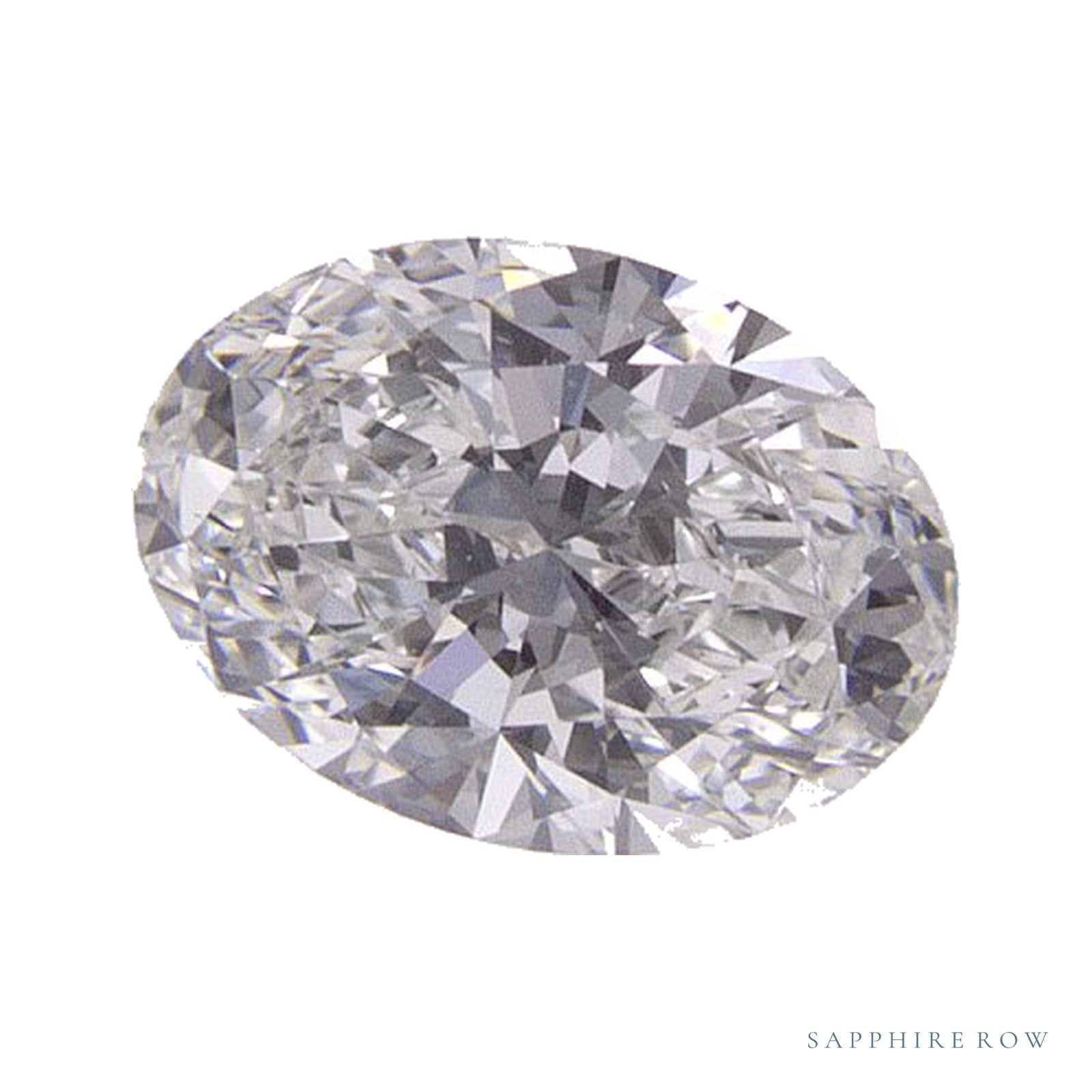 0.50 ct Oval Natural Diamond – F VS2 — Sapphire Row · cut · cut3 · cut4
