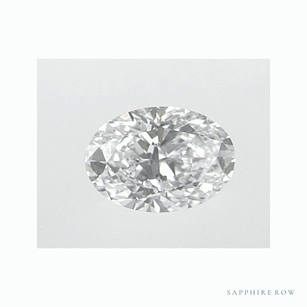 0.50 ct natural diamond, oval cut | Sapphire Row · cut6