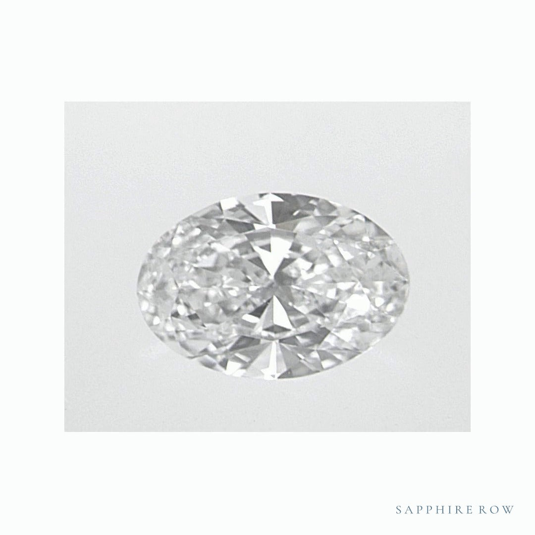 0.50 ct natural diamond, oval cut | Sapphire Row · cut6