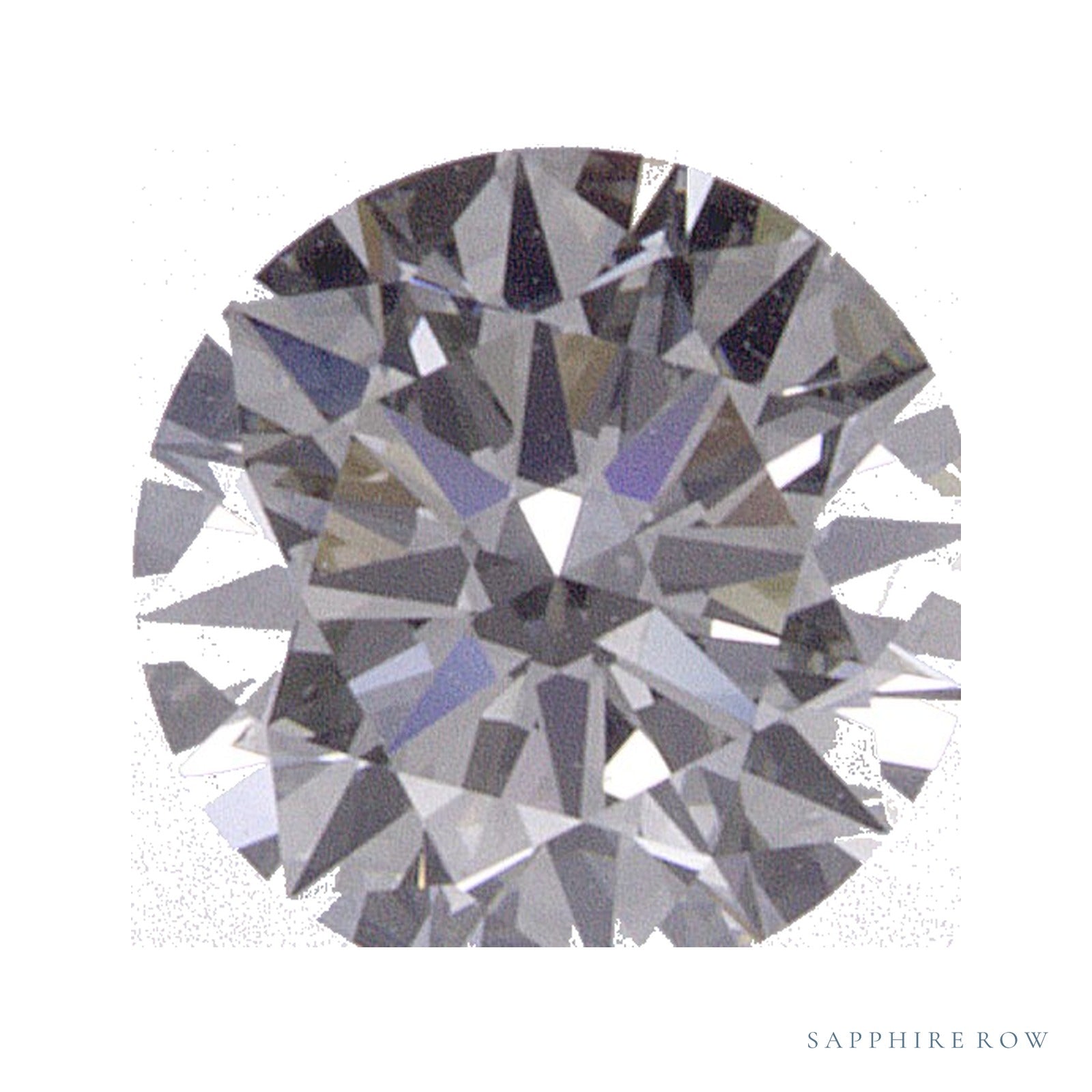 0.50 ct natural diamond, round cut | Sapphire Row · cut4