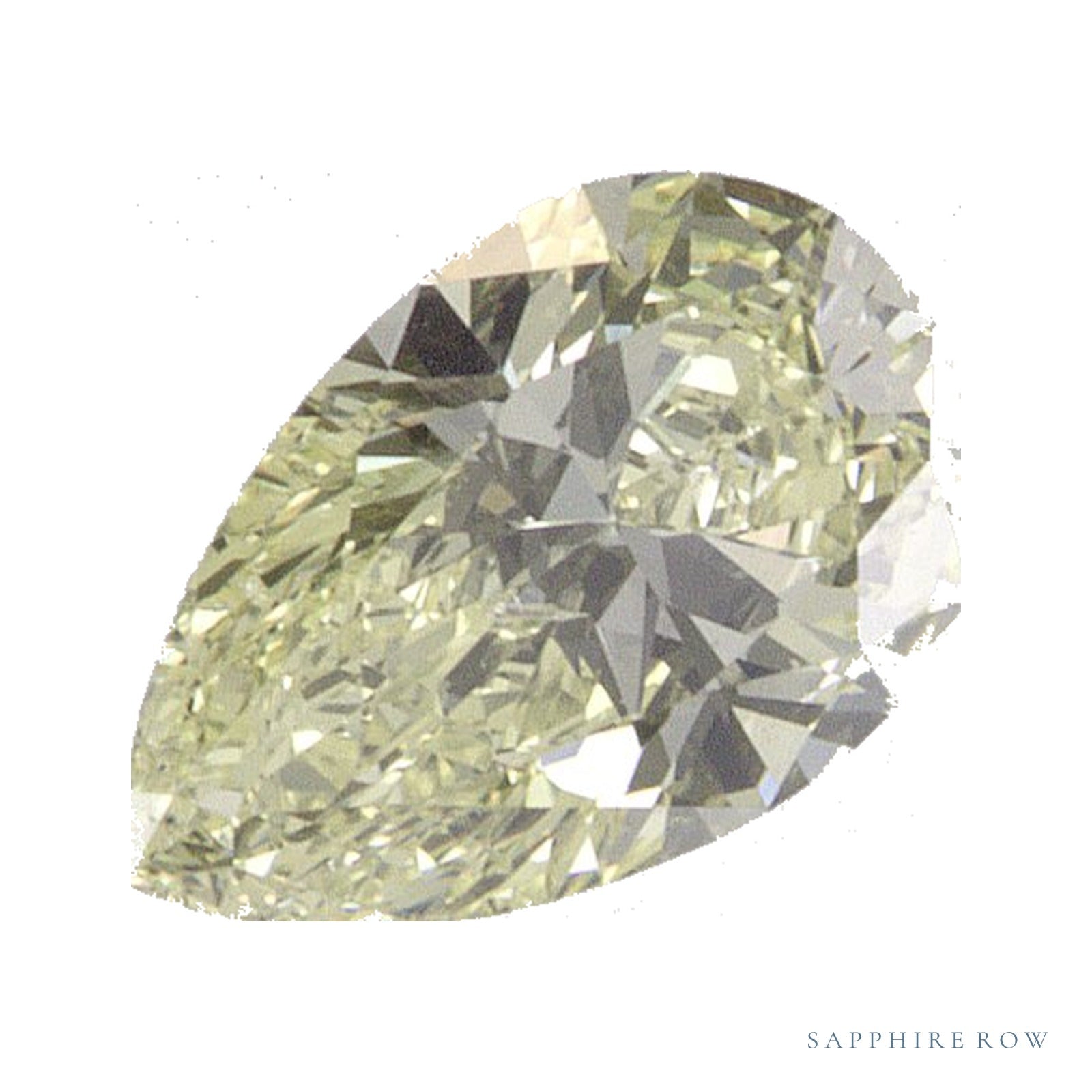 0.50 ct Pear Lab-Grown Diamond – Fa SI1 — Sapphire Row · cut · cut3 · cut4