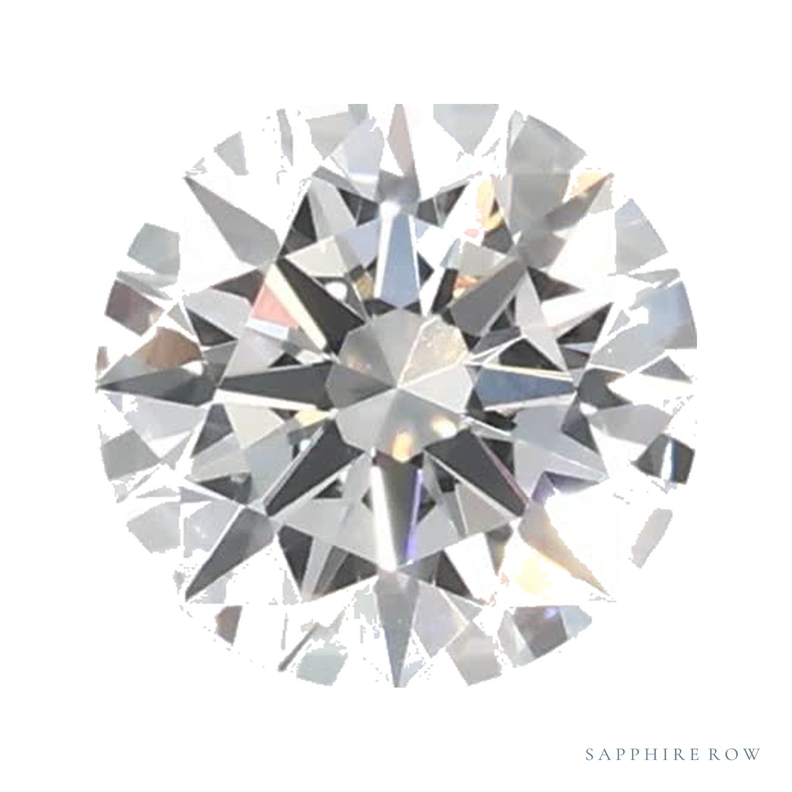 0.50 ct Round Lab-Grown Diamond – D VS1 — Sapphire Row · cut3 · cut4