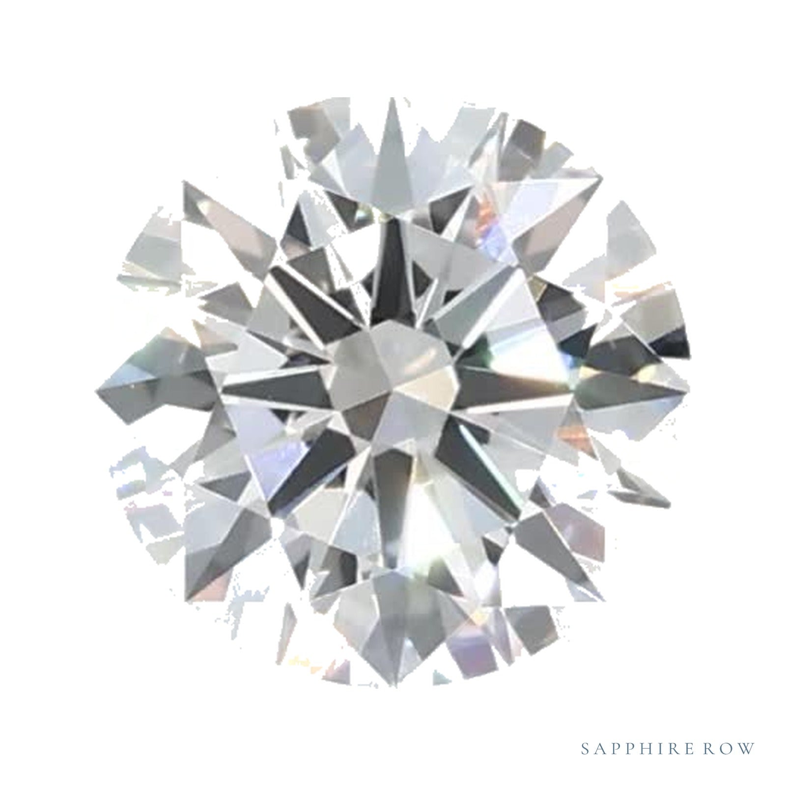 0.50 ct Round Lab-Grown Diamond – D VVS2 — Sapphire Row · cut3 · cut4