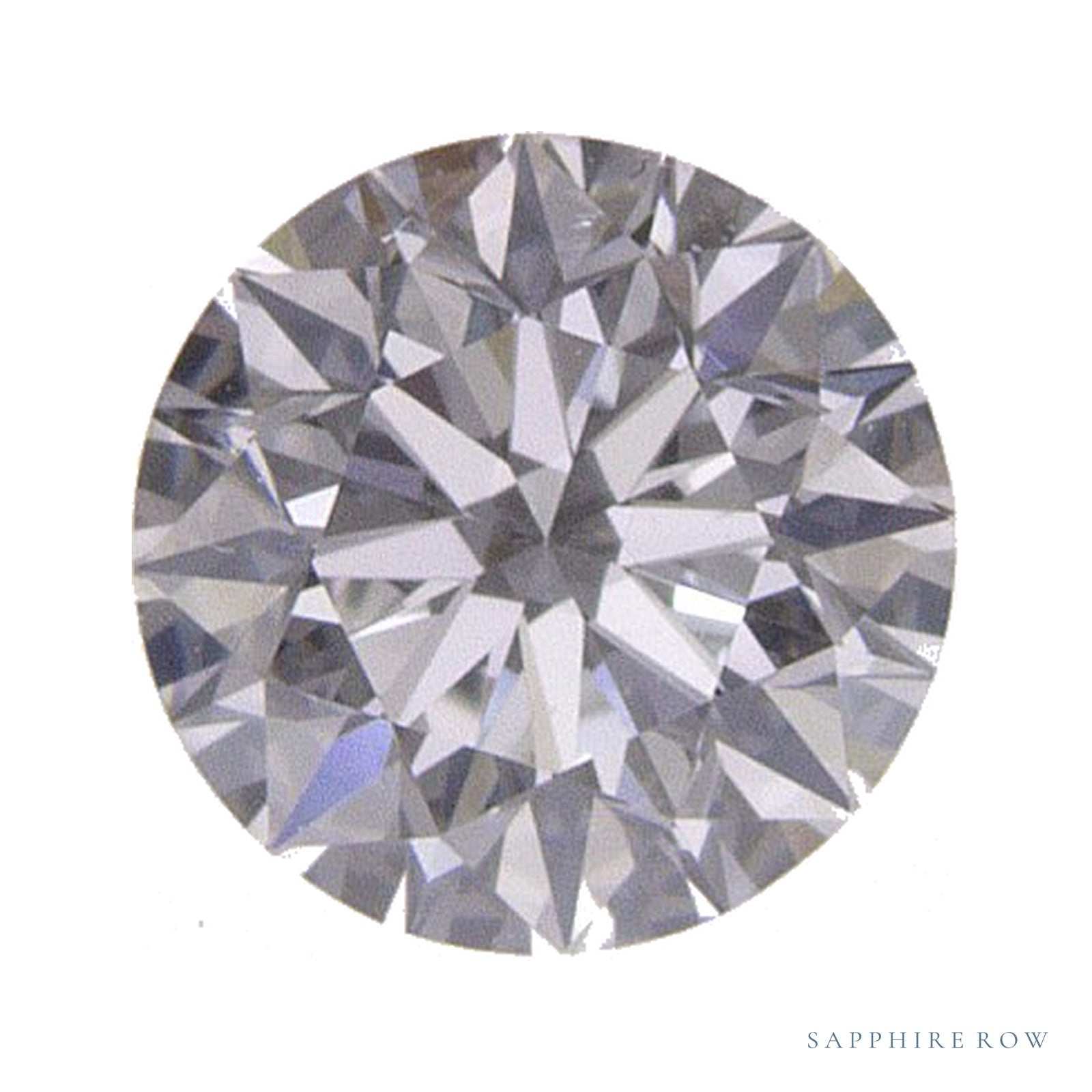 0.46 ct Round Natural Diamond – D SI1 — Sapphire Row · cut · cut3 · cut4