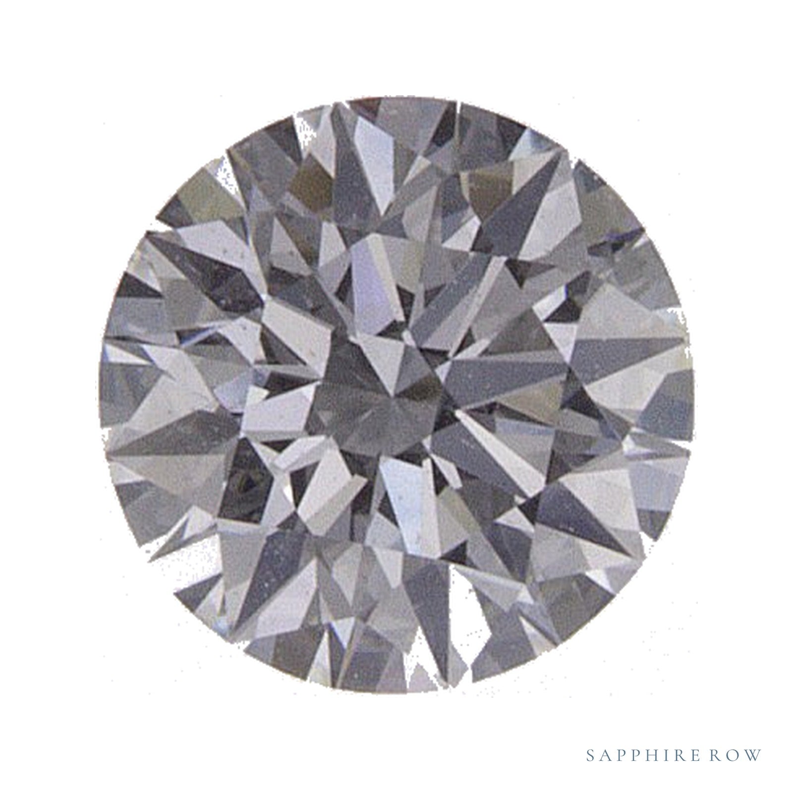 0.45 ct natural diamond, round cut | Sapphire Row · cut4